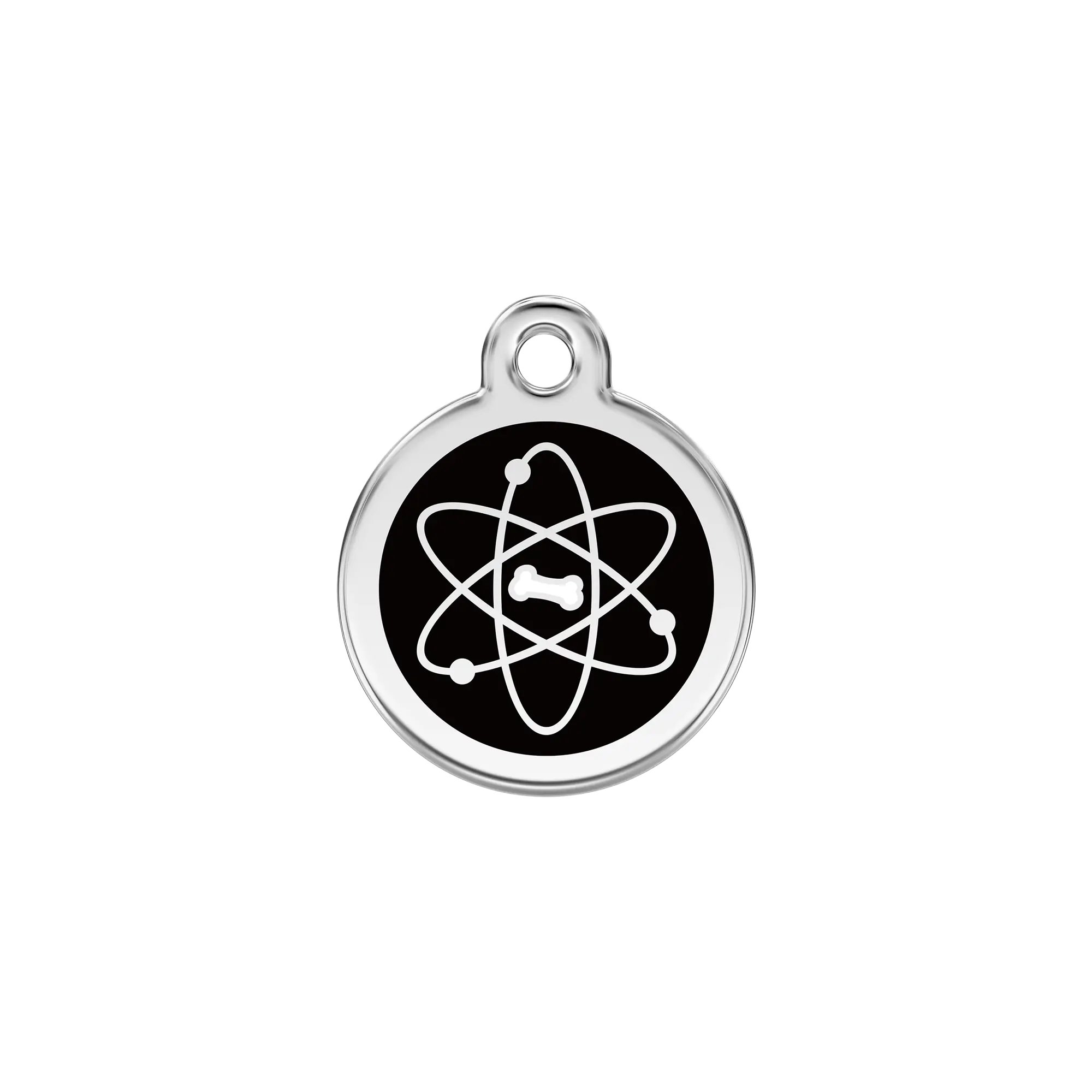 Atom Enamel & Stainless Steel pet tag