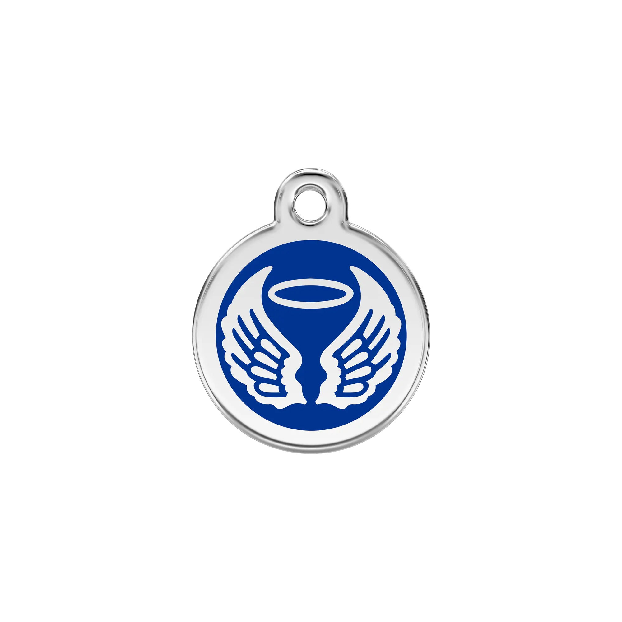 Angel Wings Enamel & Stainless Steel pet tag