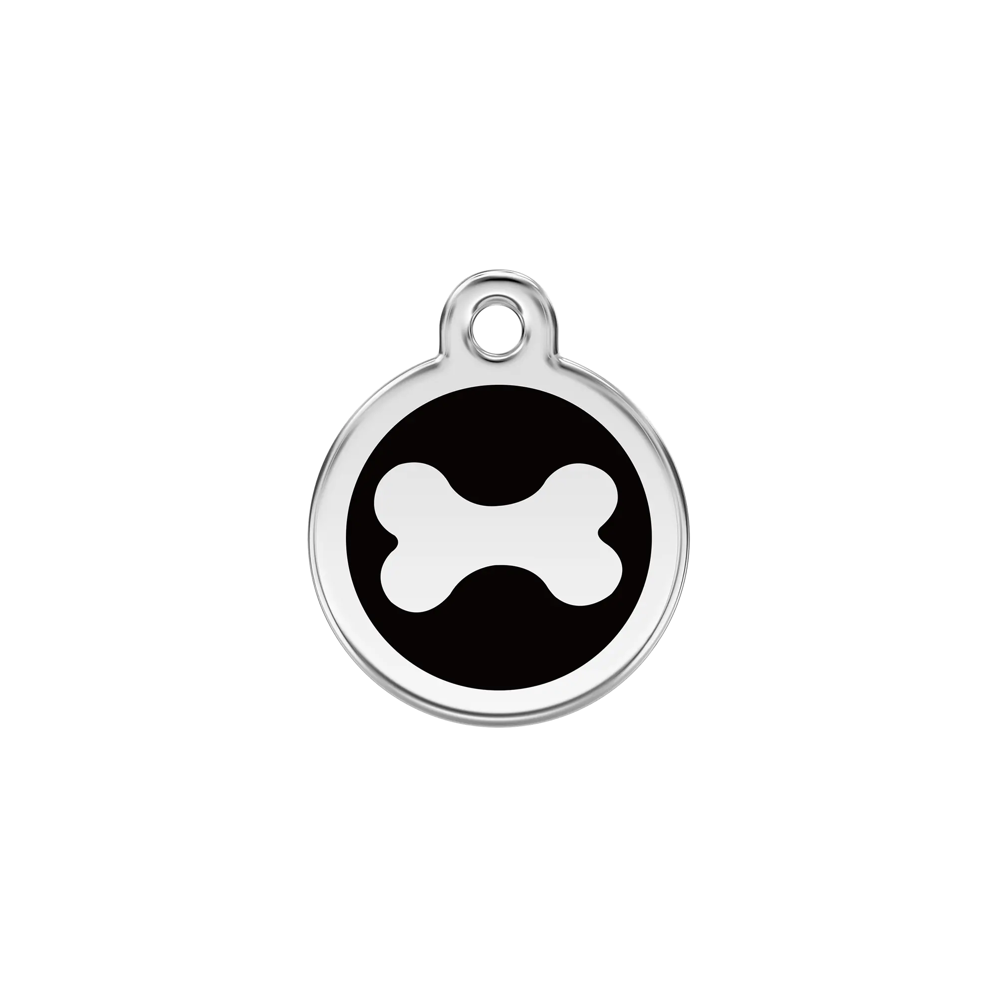 Bone Enamel & Stainless Steel pet tag