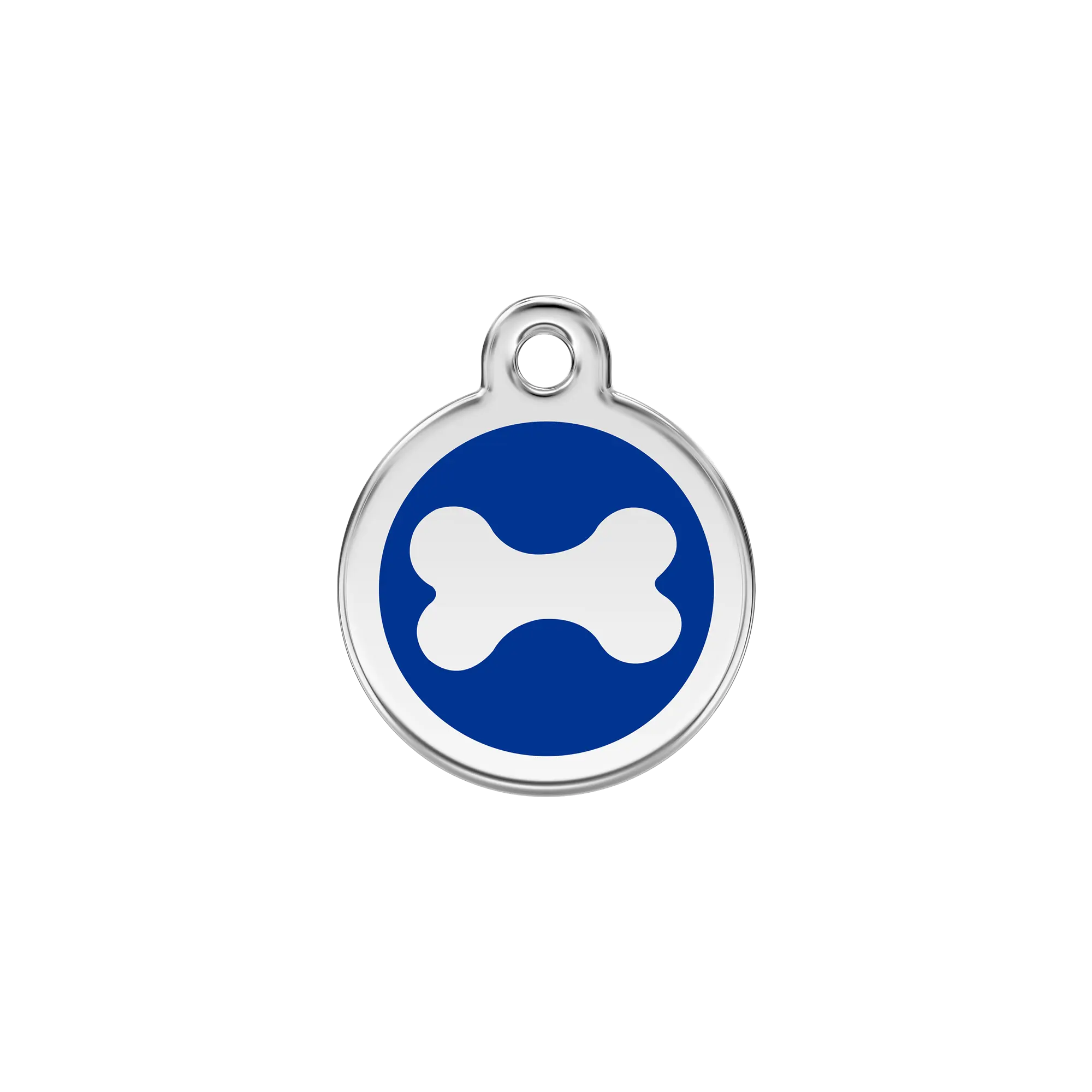 Bone Enamel & Stainless Steel pet tag