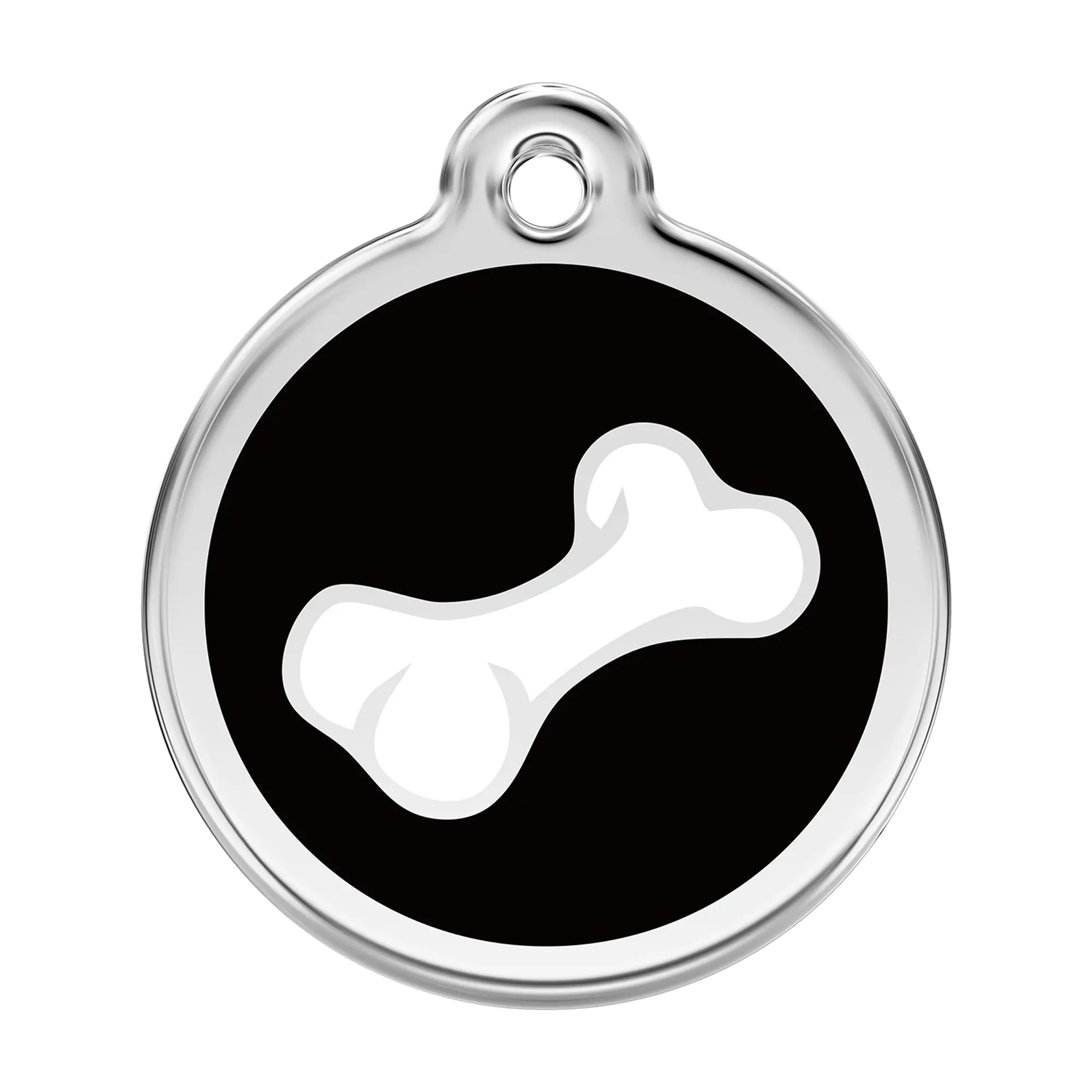 Cartoon Bone Enamel & Stainless Steel pet tag