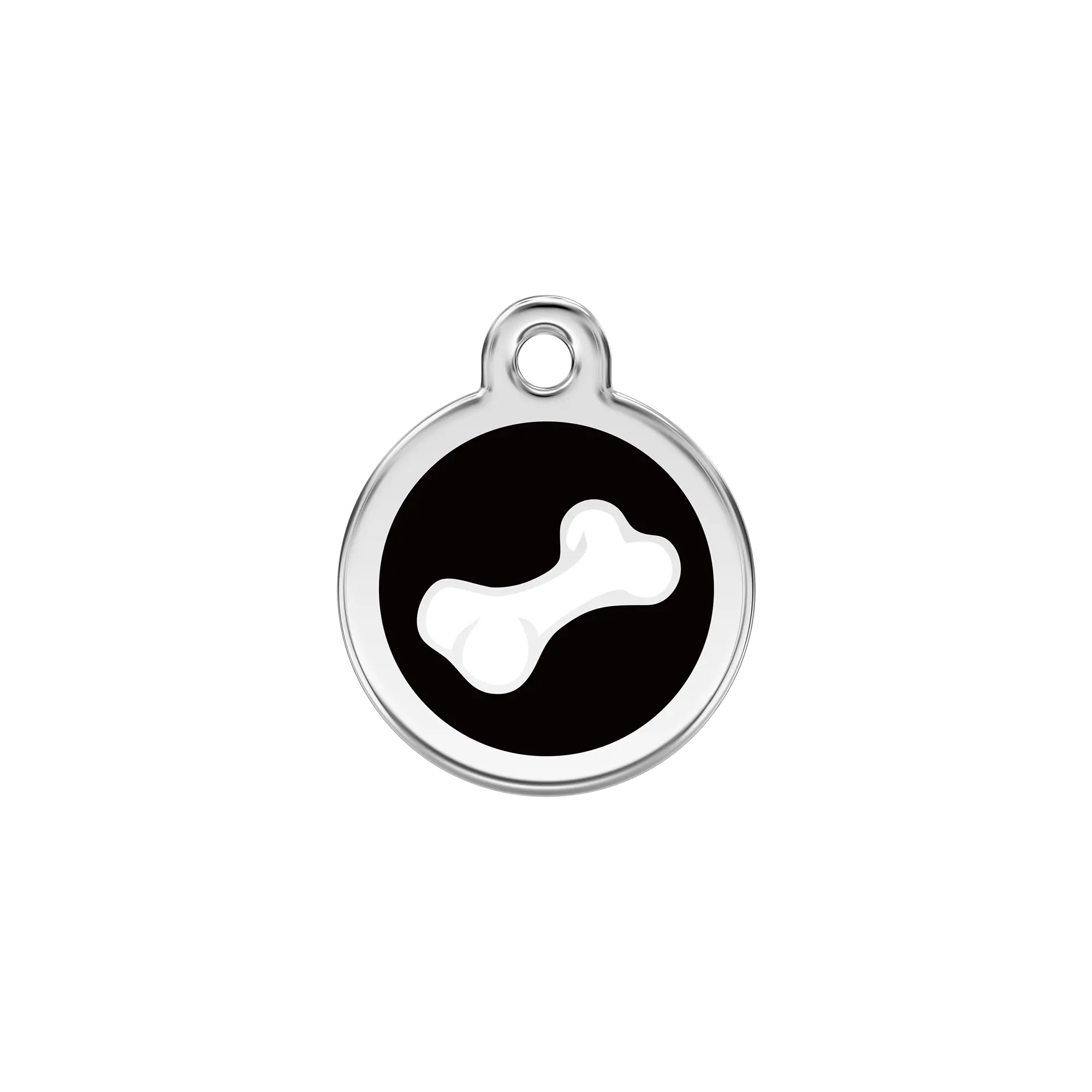Cartoon Bone Enamel & Stainless Steel pet tag