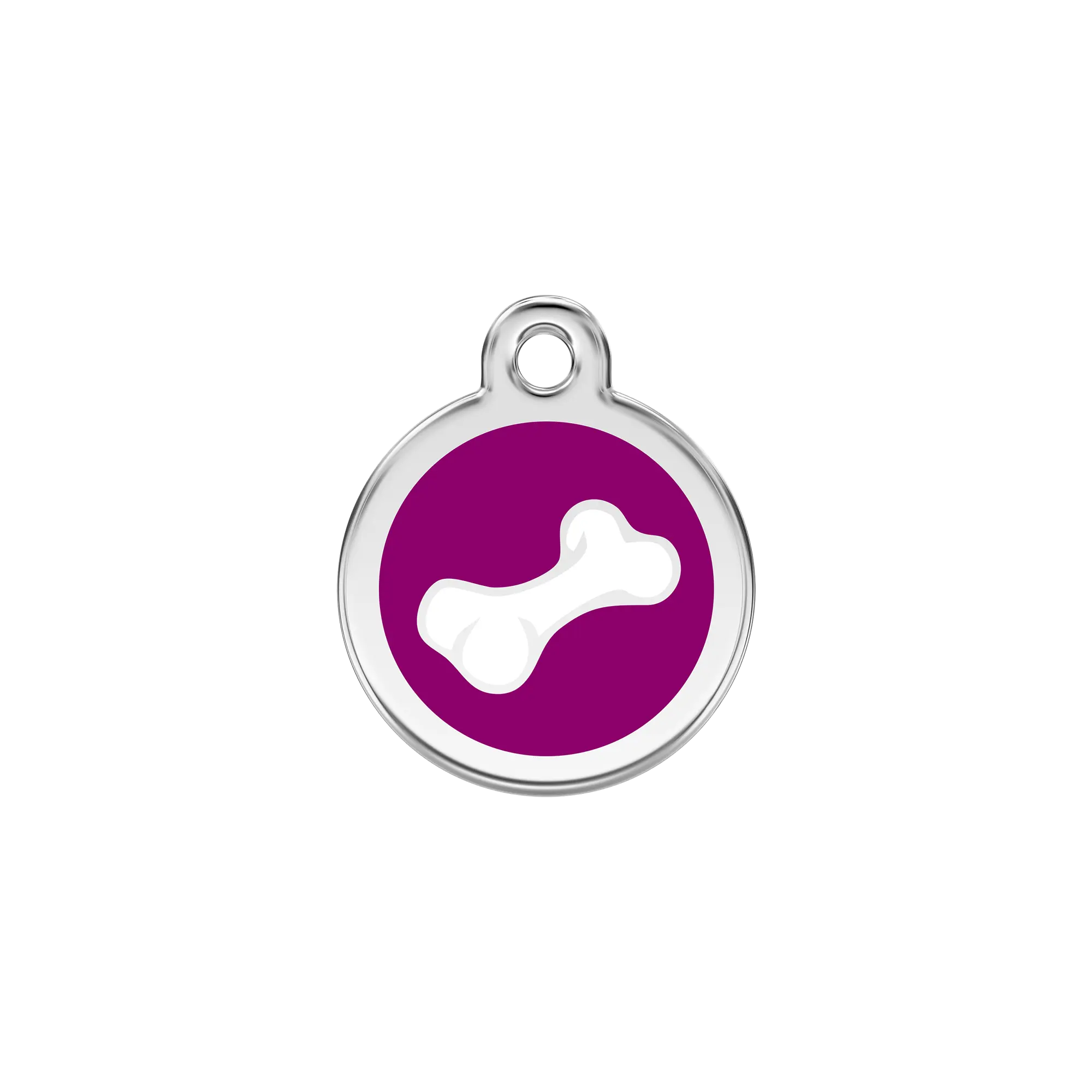 Cartoon Bone Enamel & Stainless Steel pet tag