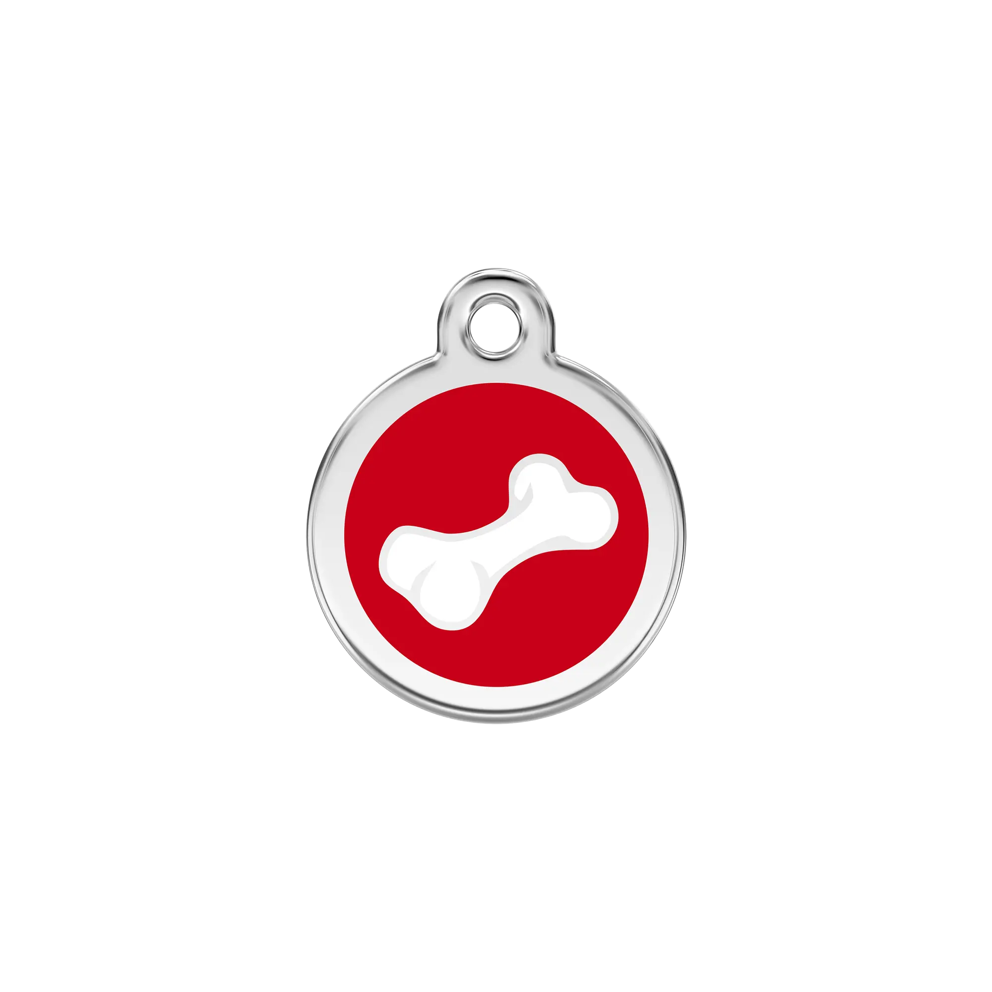 Cartoon Bone Enamel & Stainless Steel pet tag