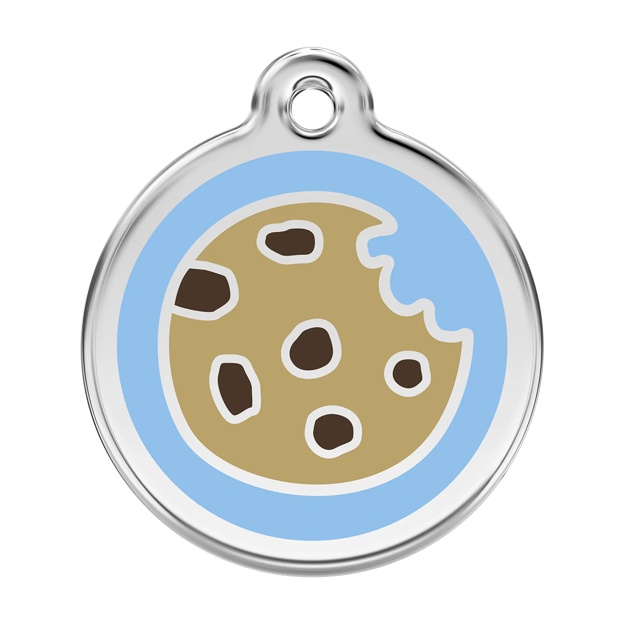 Cookie Enamel & Stainless Steel pet tag