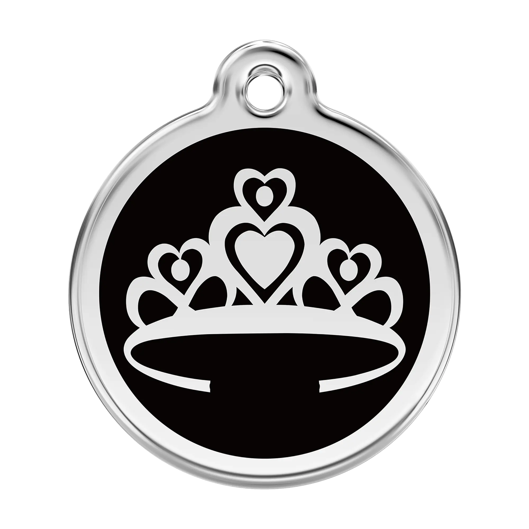 Crown Enamel & Stainless Steel pet tag
