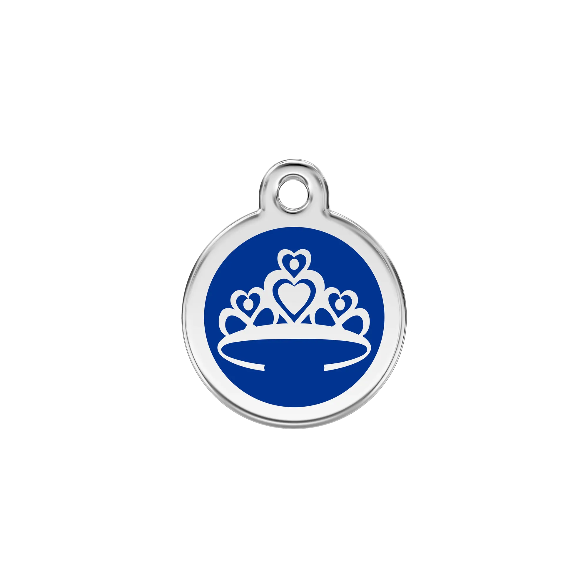 Crown Enamel & Stainless Steel pet tag