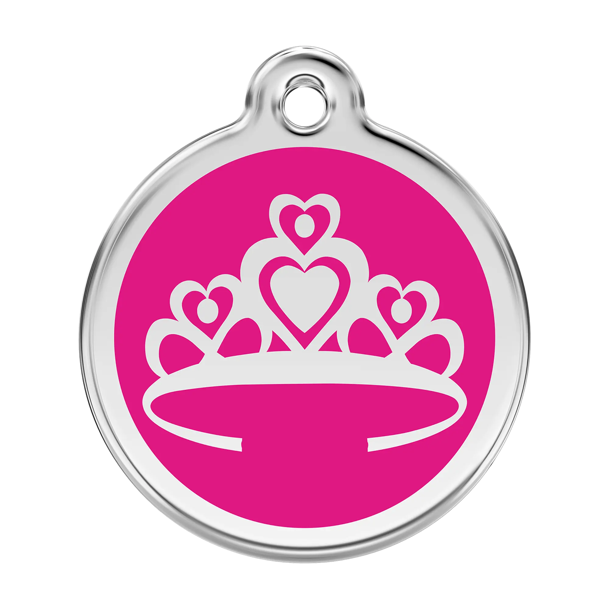Crown Enamel & Stainless Steel pet tag
