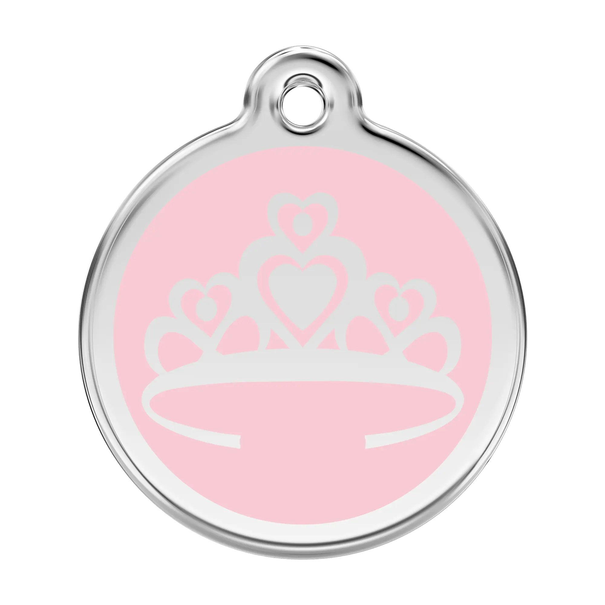 Crown Enamel & Stainless Steel pet tag