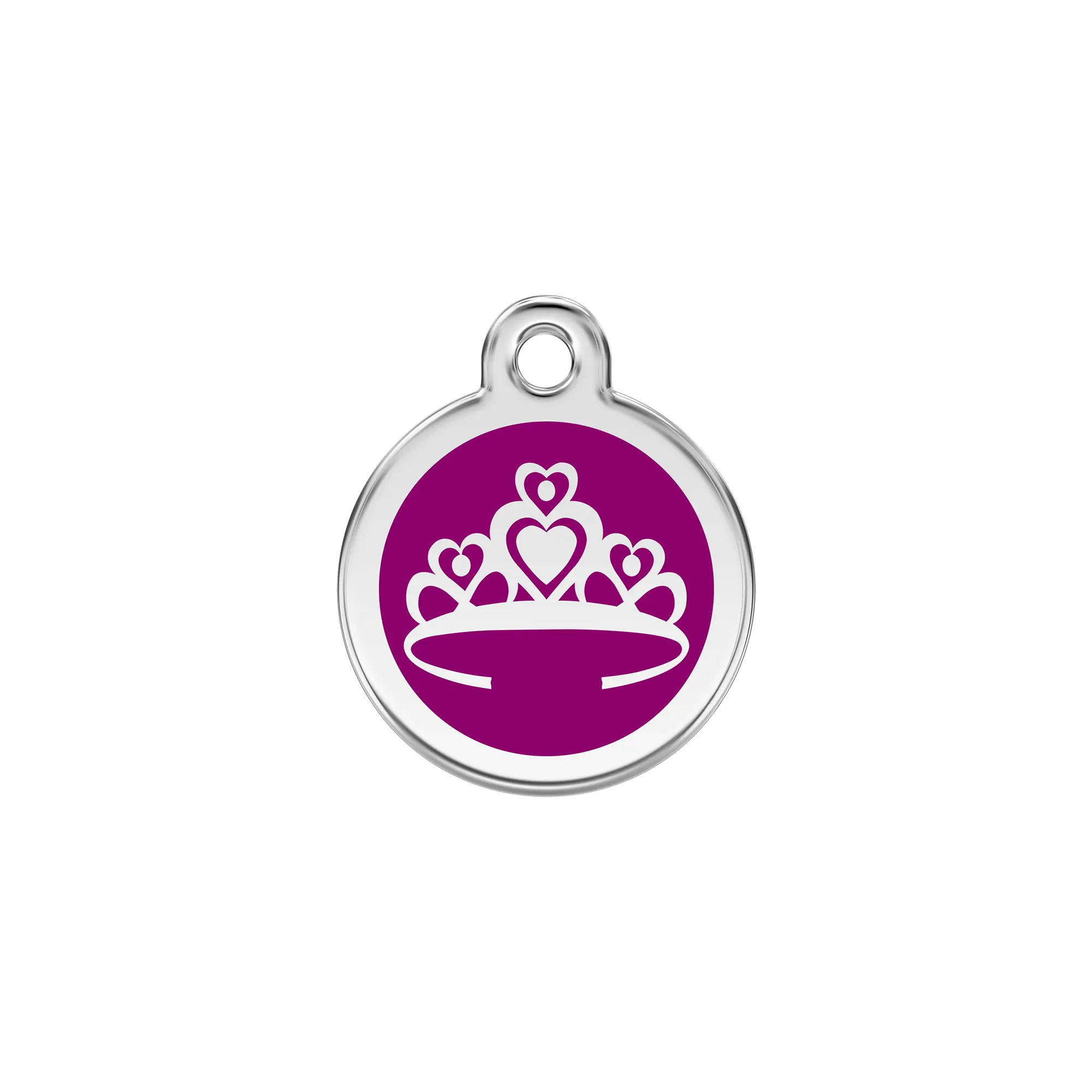 Crown Enamel & Stainless Steel pet tag