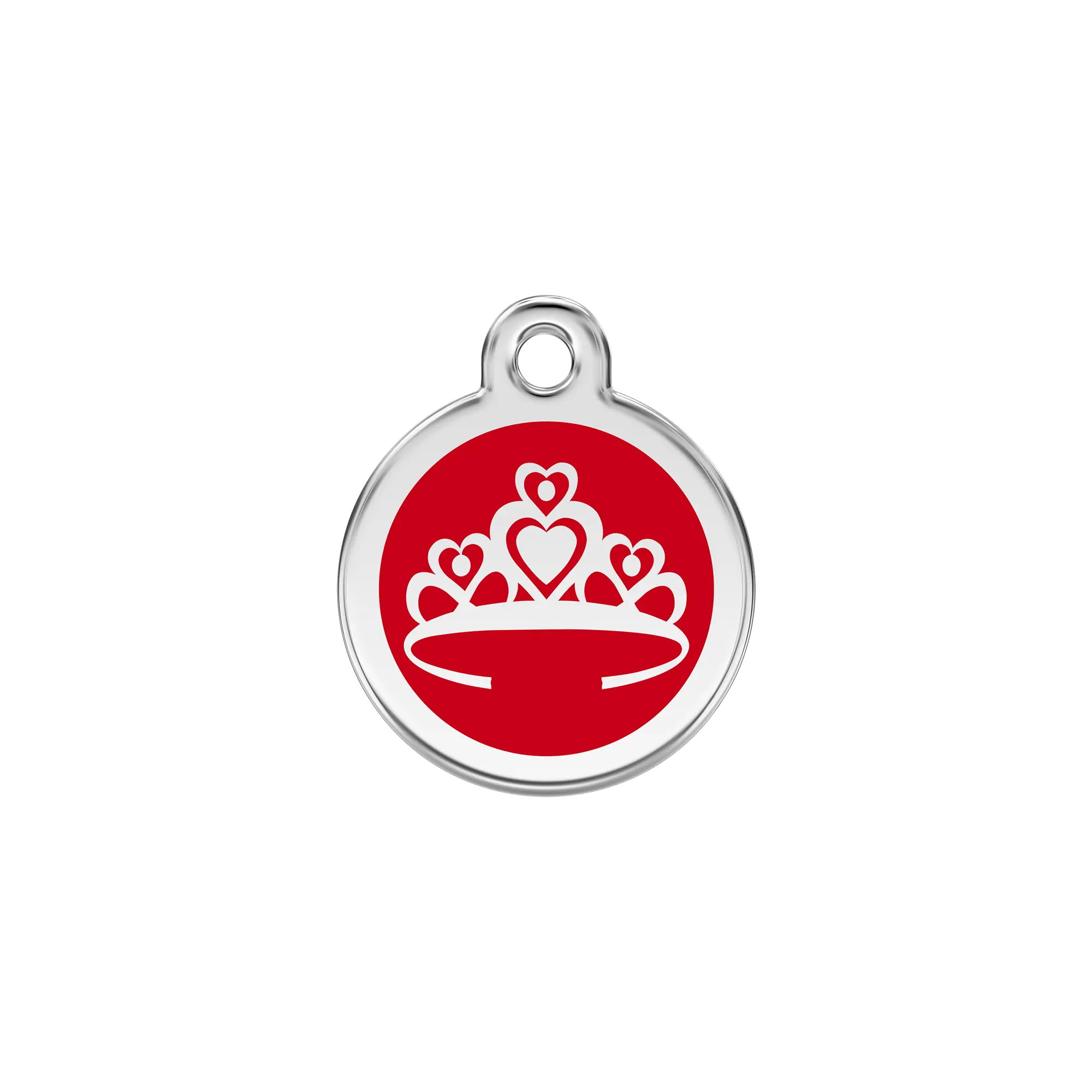 Crown Enamel & Stainless Steel pet tag