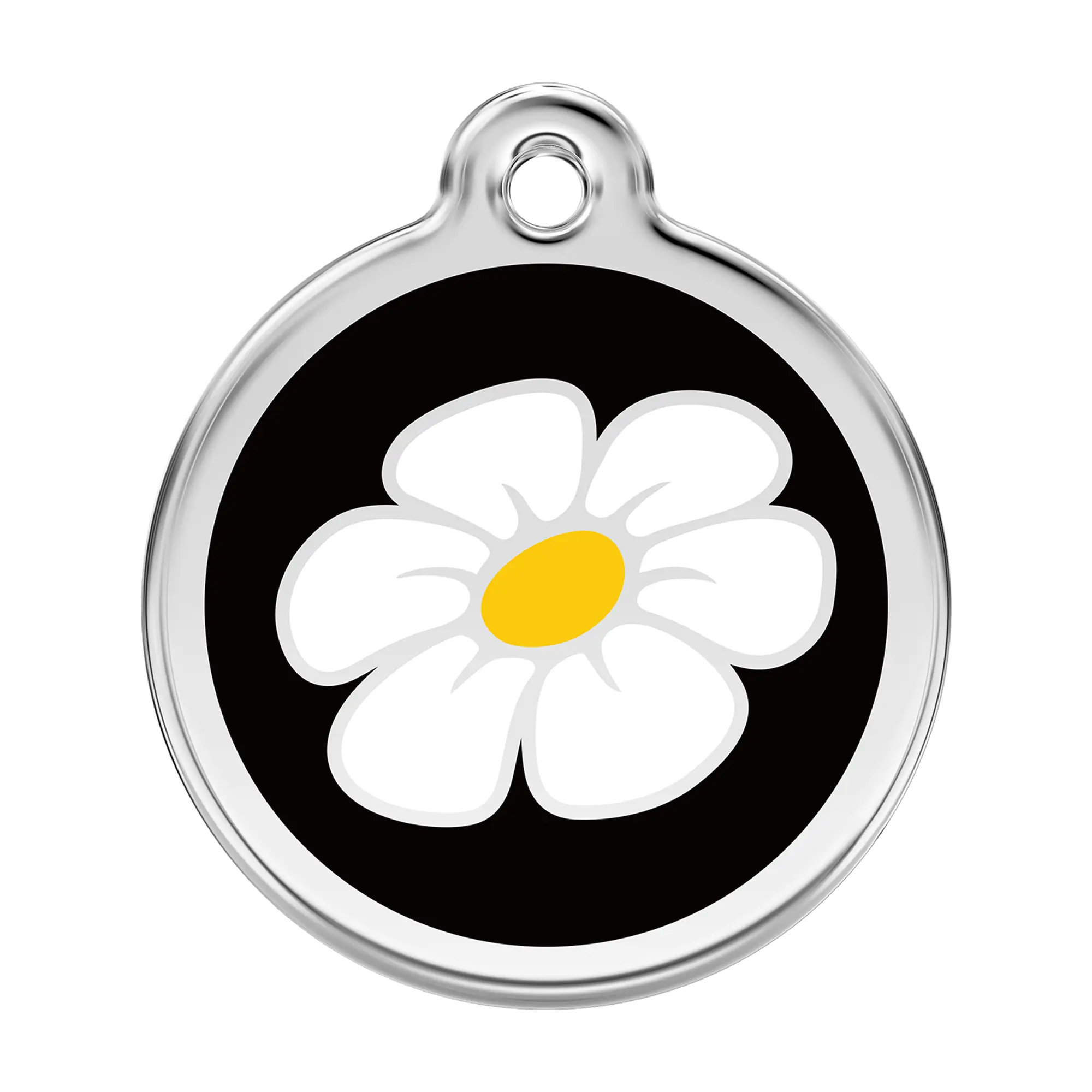 Daisy Enamel & Stainless Steel pet tag