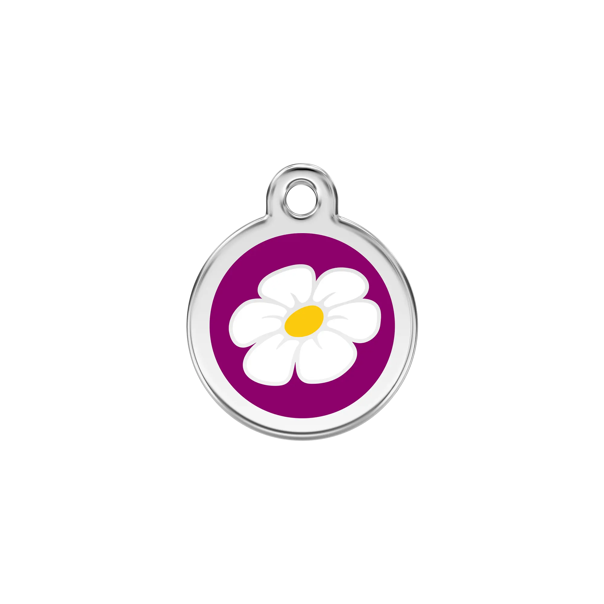 Daisy Enamel & Stainless Steel pet tag