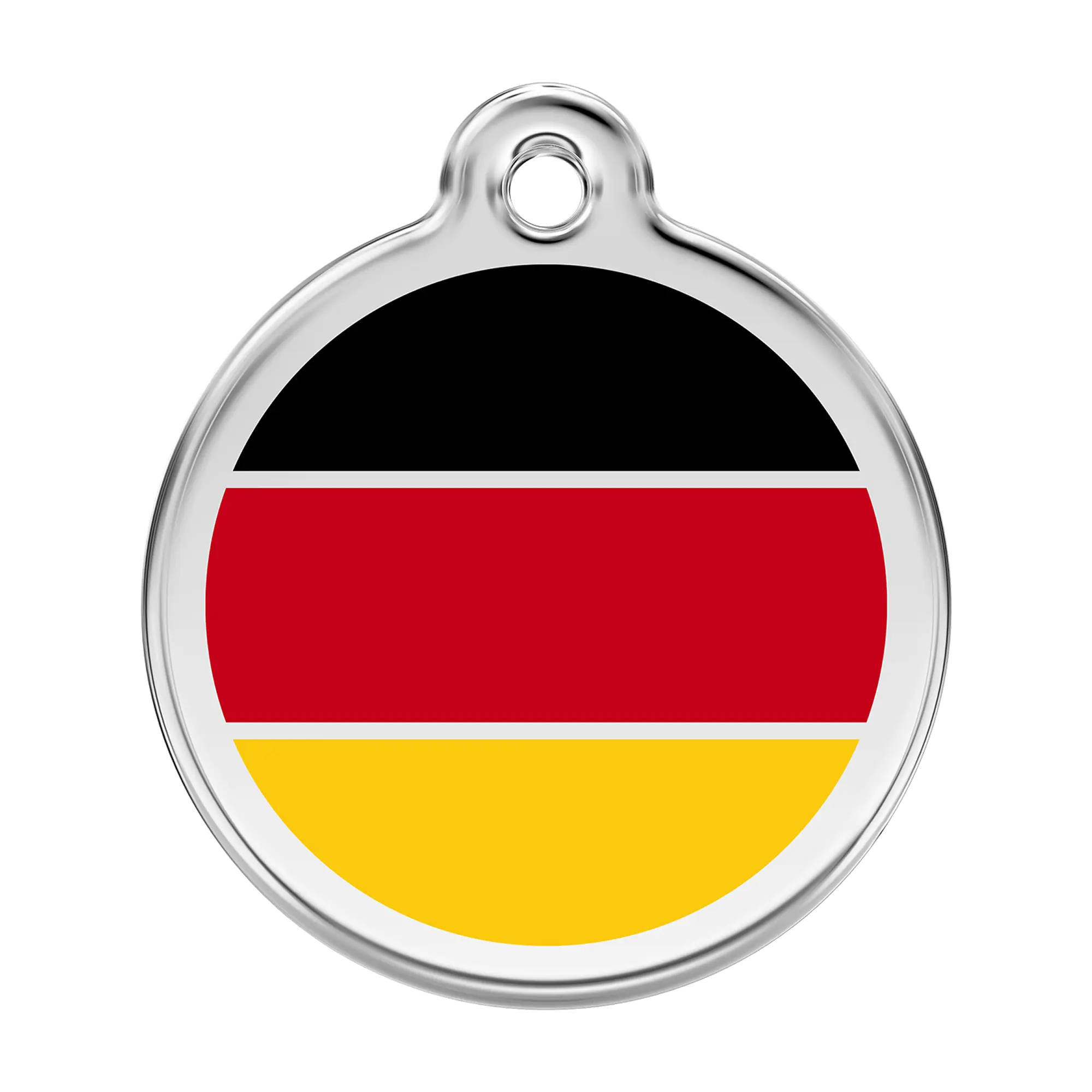 German Flag Enamel & Stainless Steel pet tag