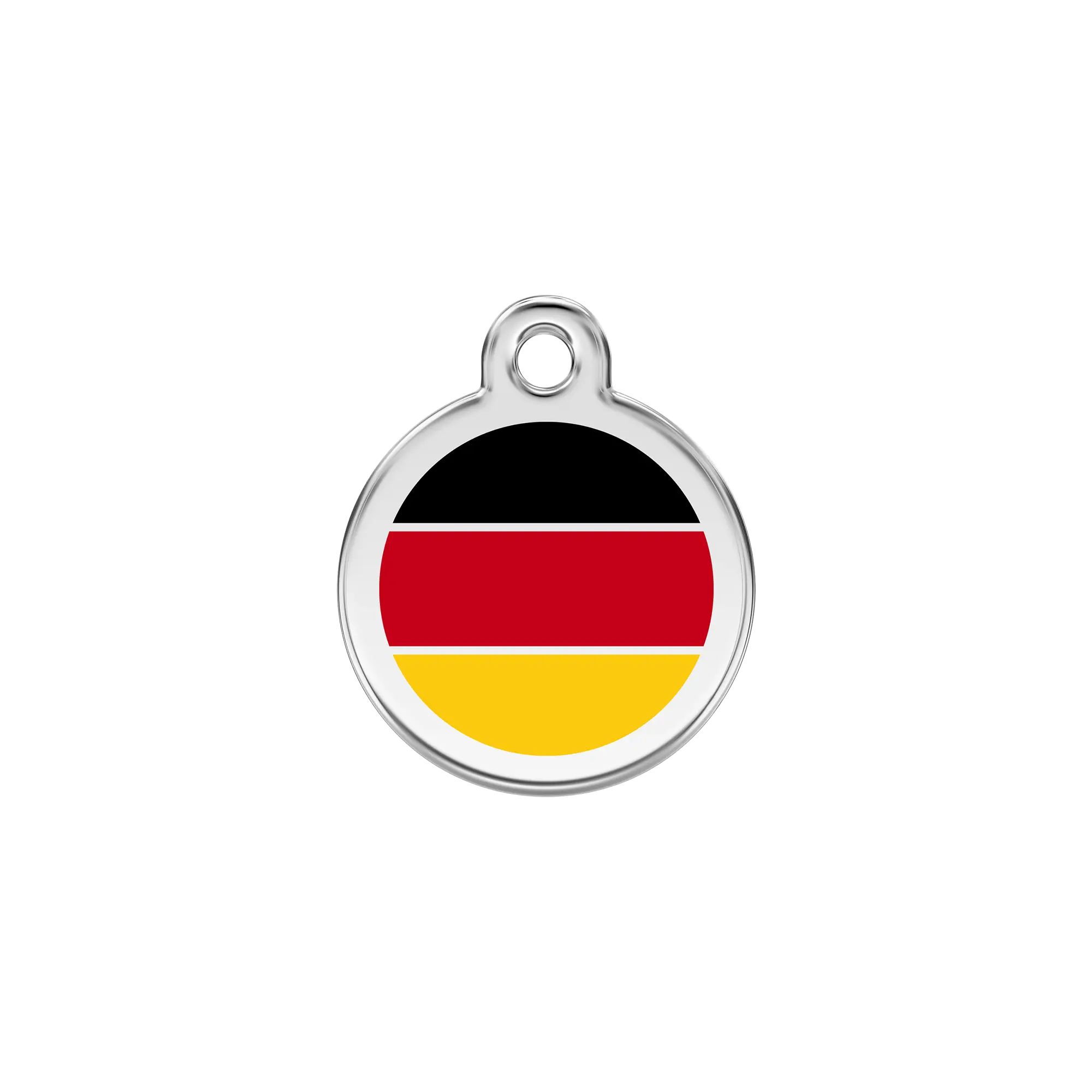German Flag Enamel & Stainless Steel pet tag
