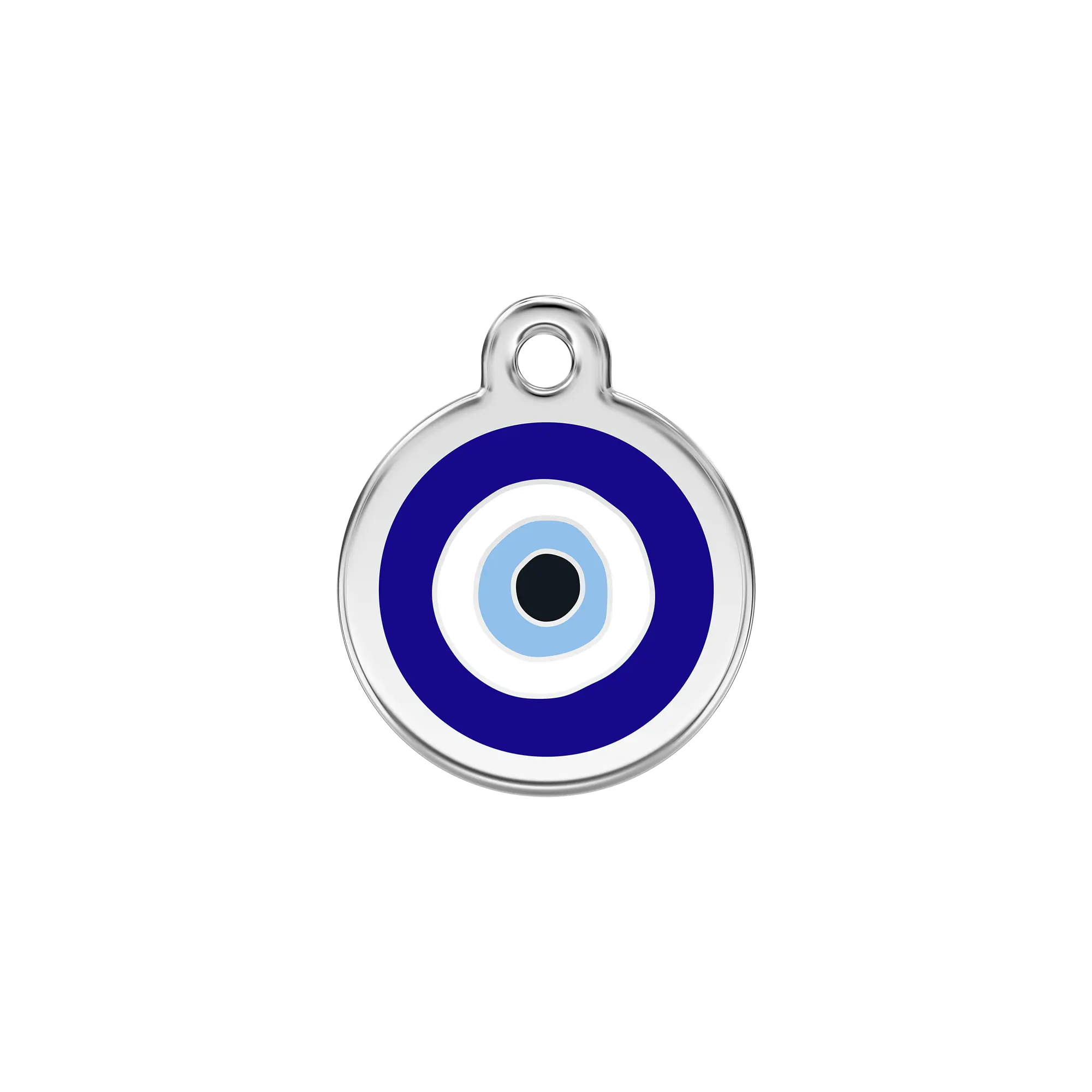 Evil Eye Enamel & Stainless Steel pet tag