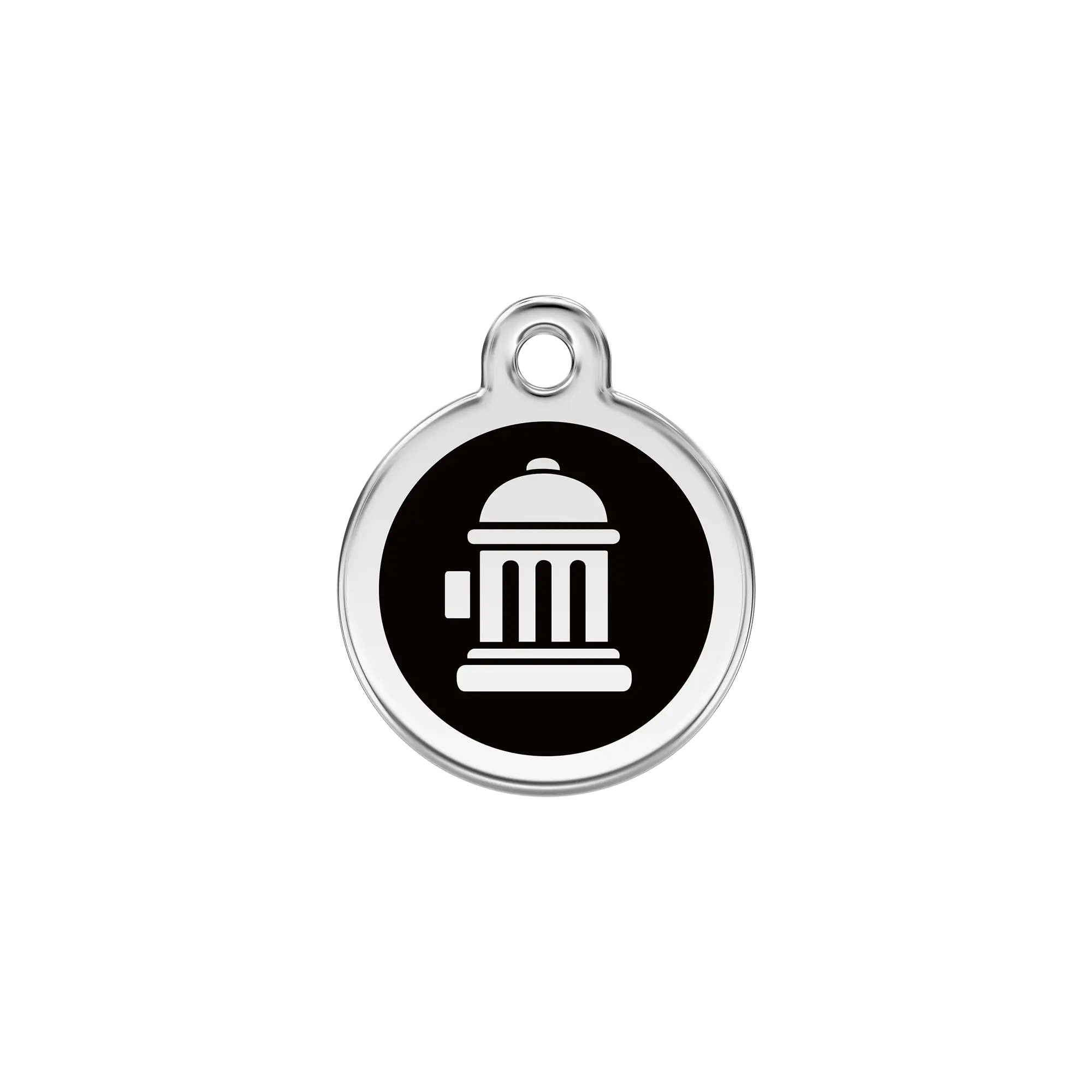 Fire Hydrant Enamel & Stainless Steel pet tag
