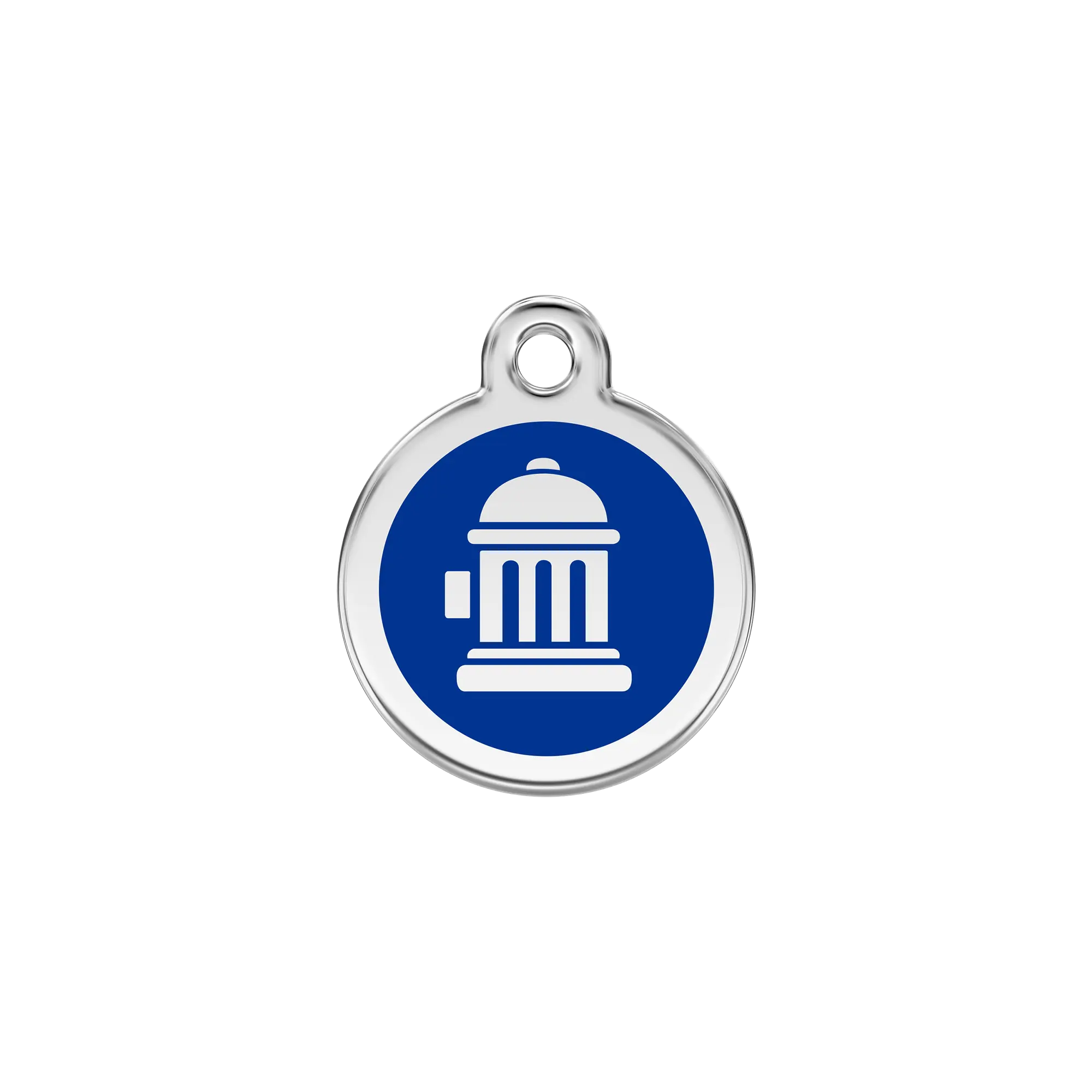 Fire Hydrant Enamel & Stainless Steel pet tag