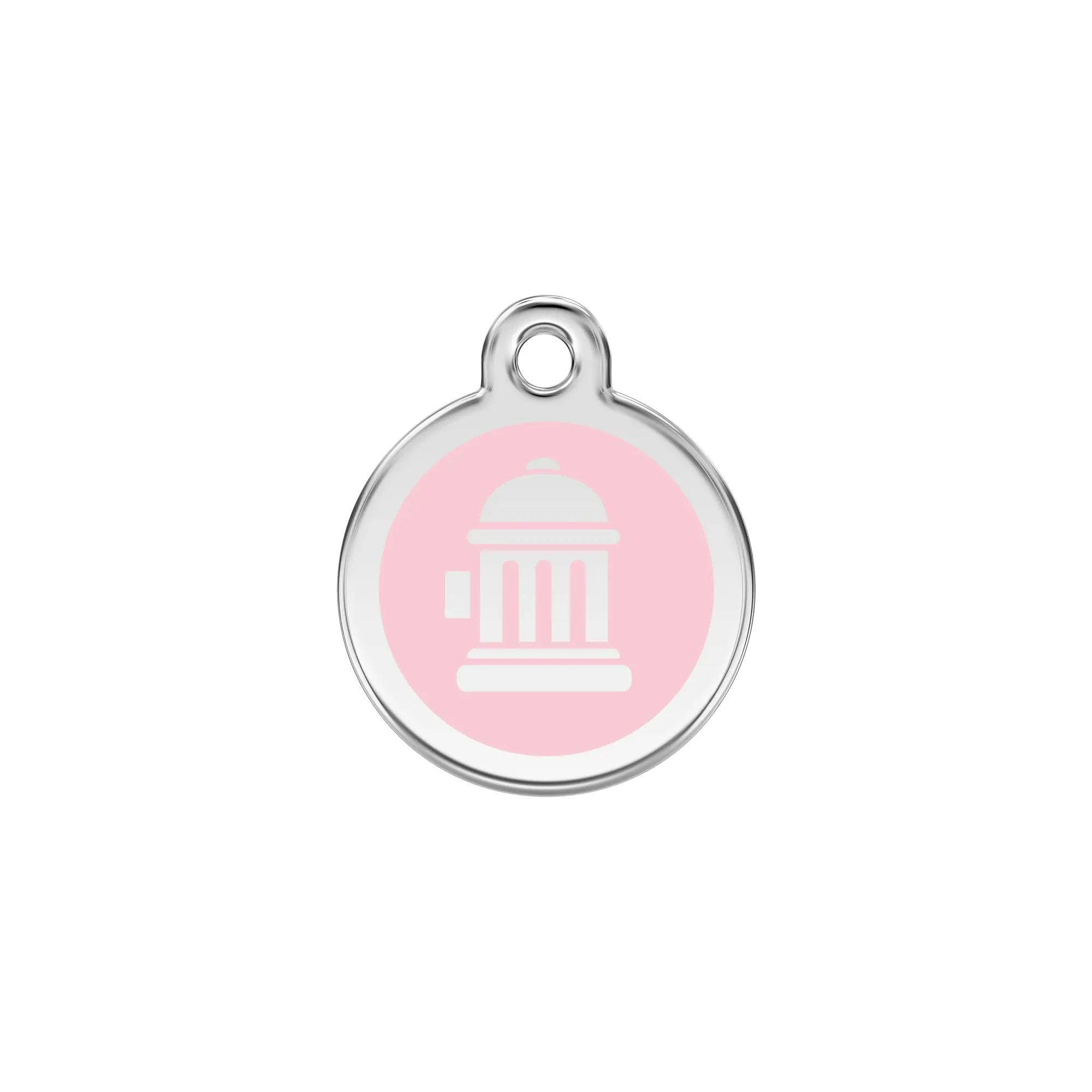 Fire Hydrant Enamel & Stainless Steel pet tag