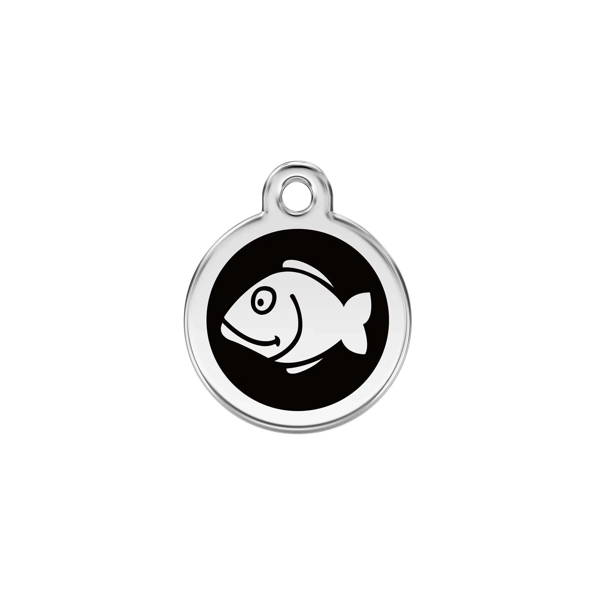 Fish Enamel & Stainless Steel pet tag