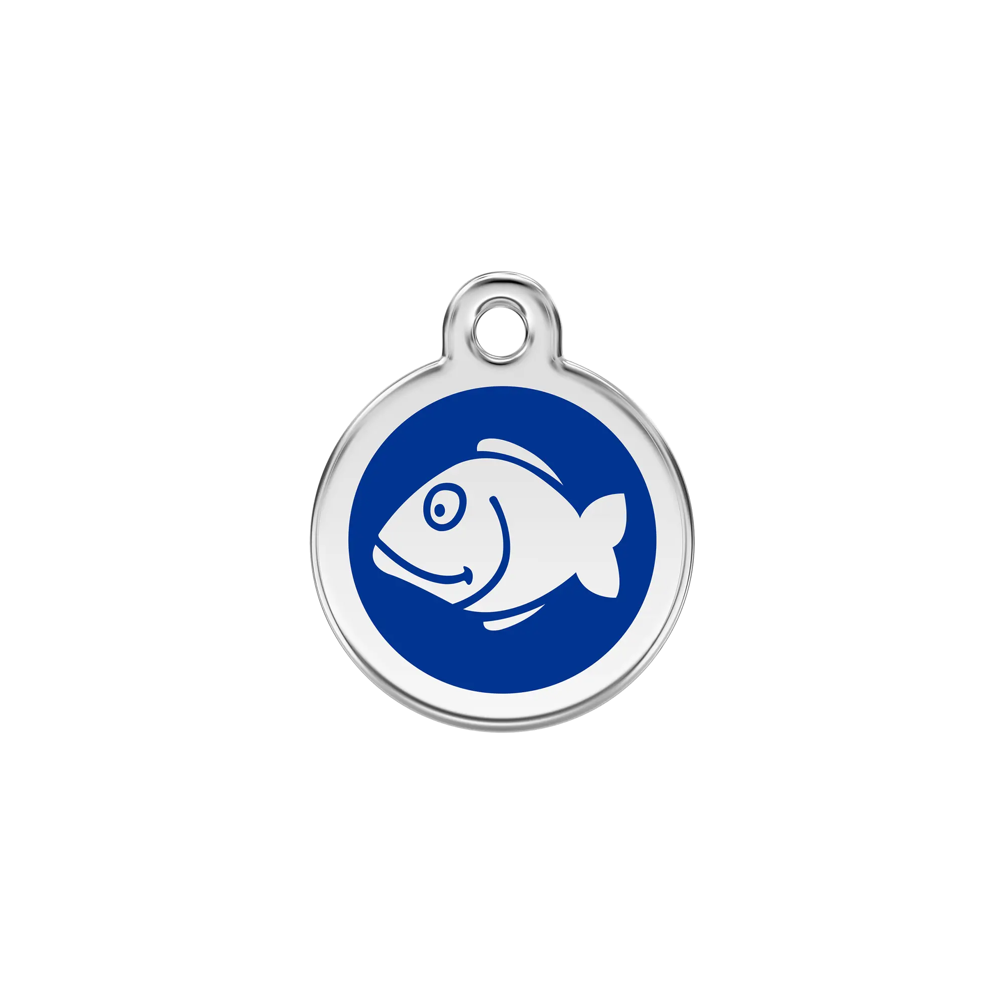 Fish Enamel & Stainless Steel pet tag