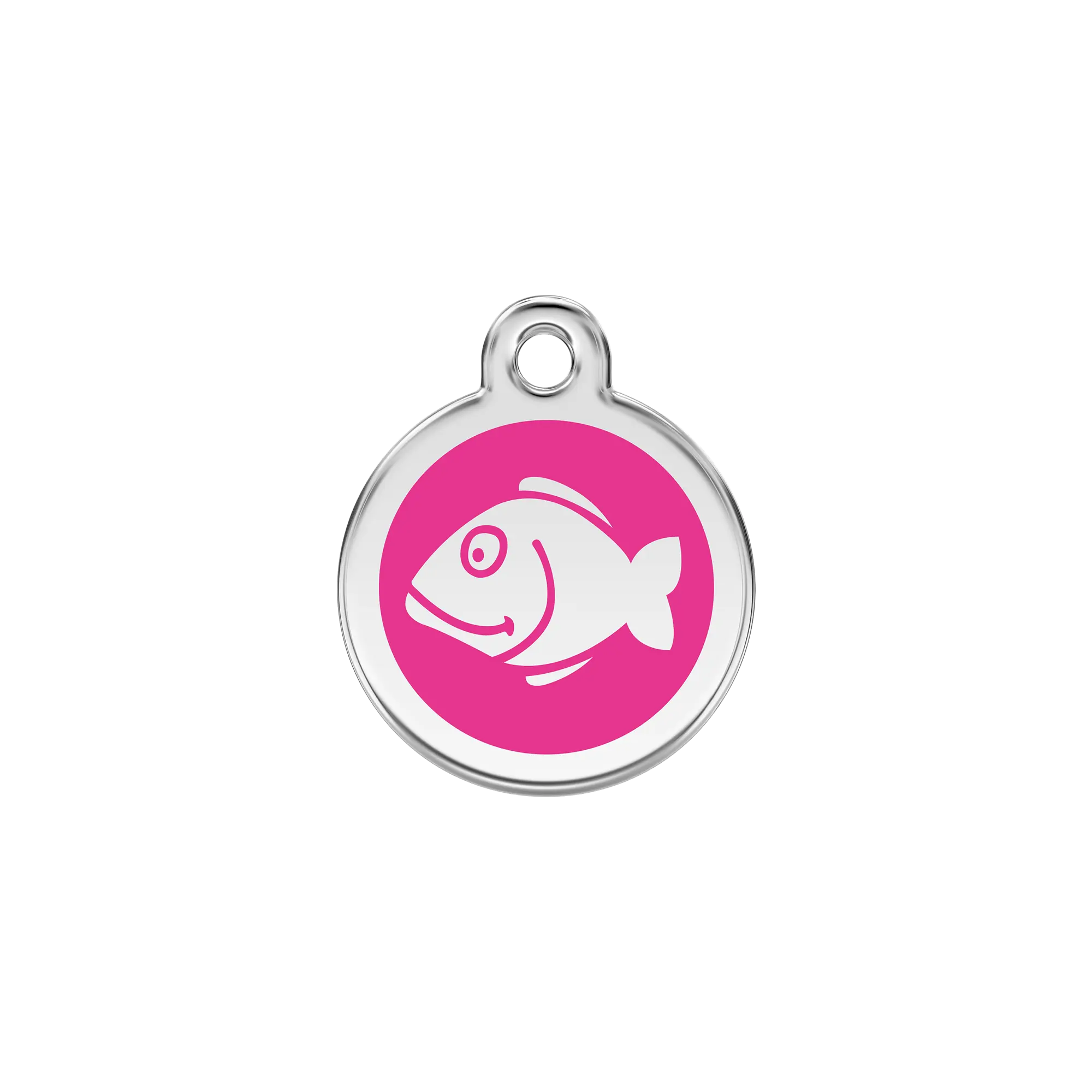 Fish Enamel & Stainless Steel pet tag
