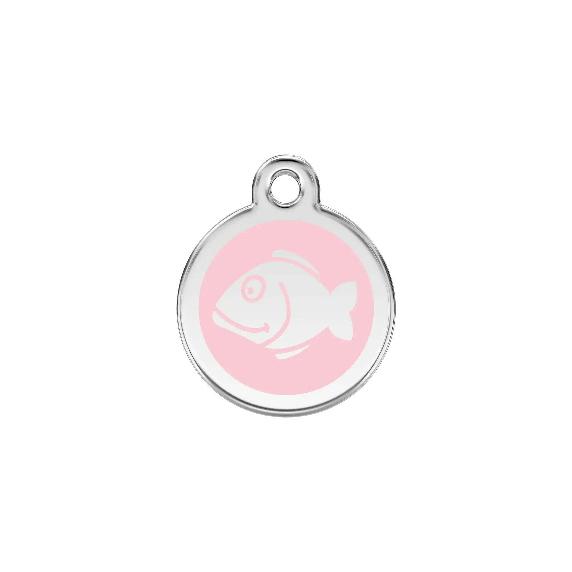 Fish Enamel & Stainless Steel pet tag