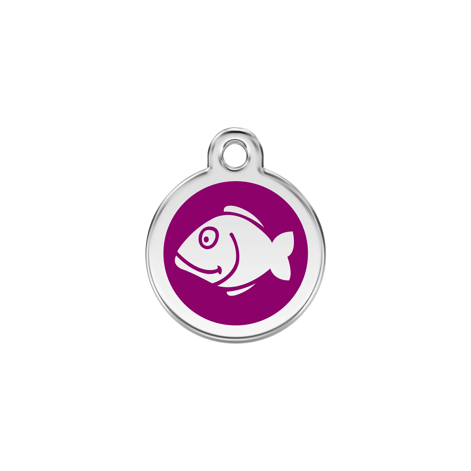Fish Enamel & Stainless Steel pet tag