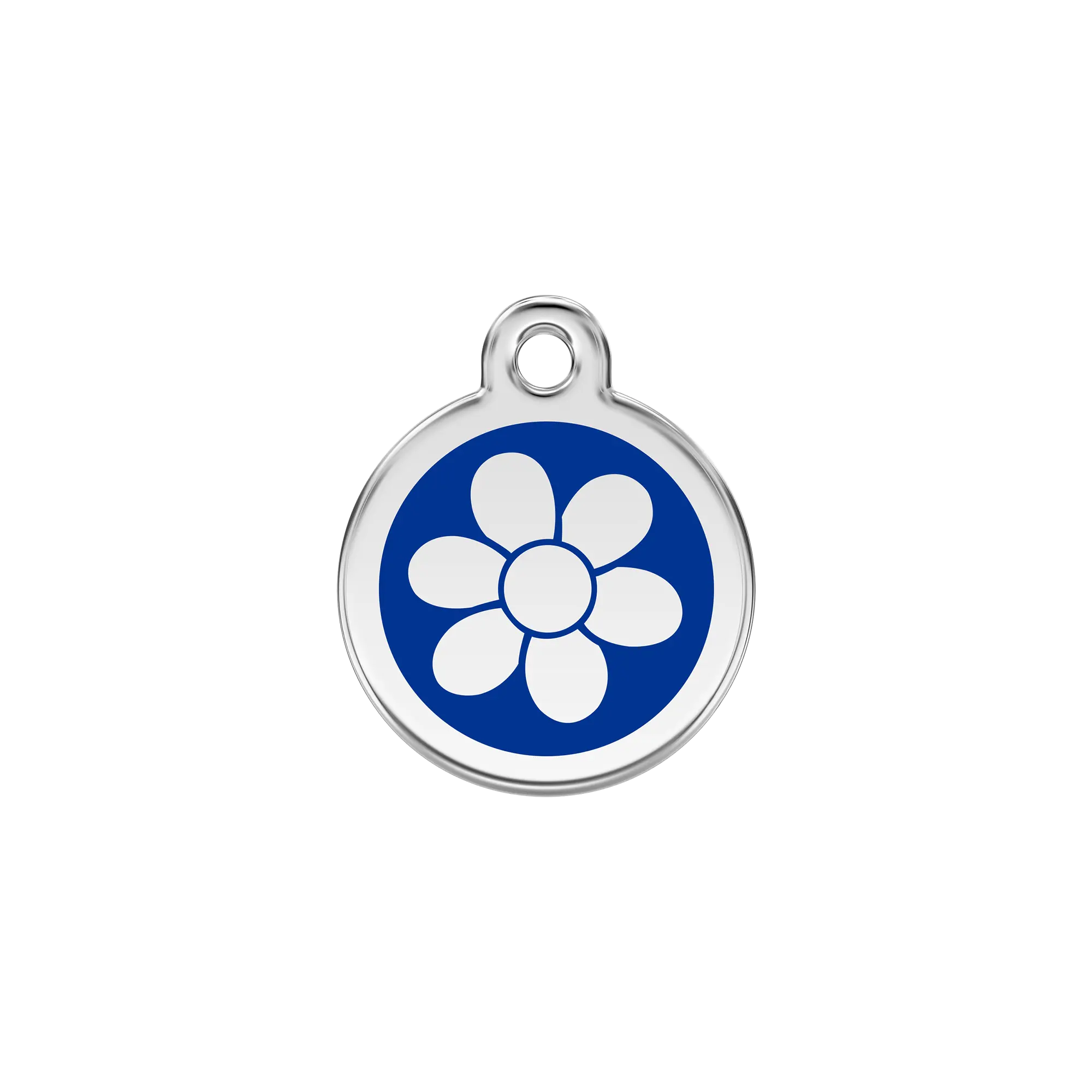 Flower Enamel & Stainless Steel pet tag