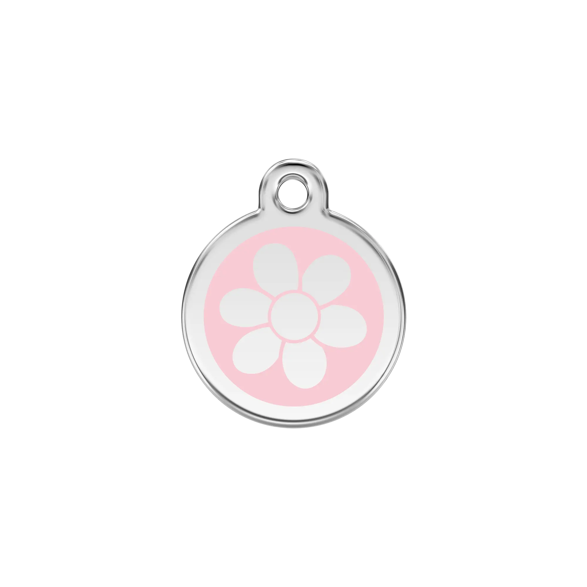 Flower Enamel & Stainless Steel pet tag