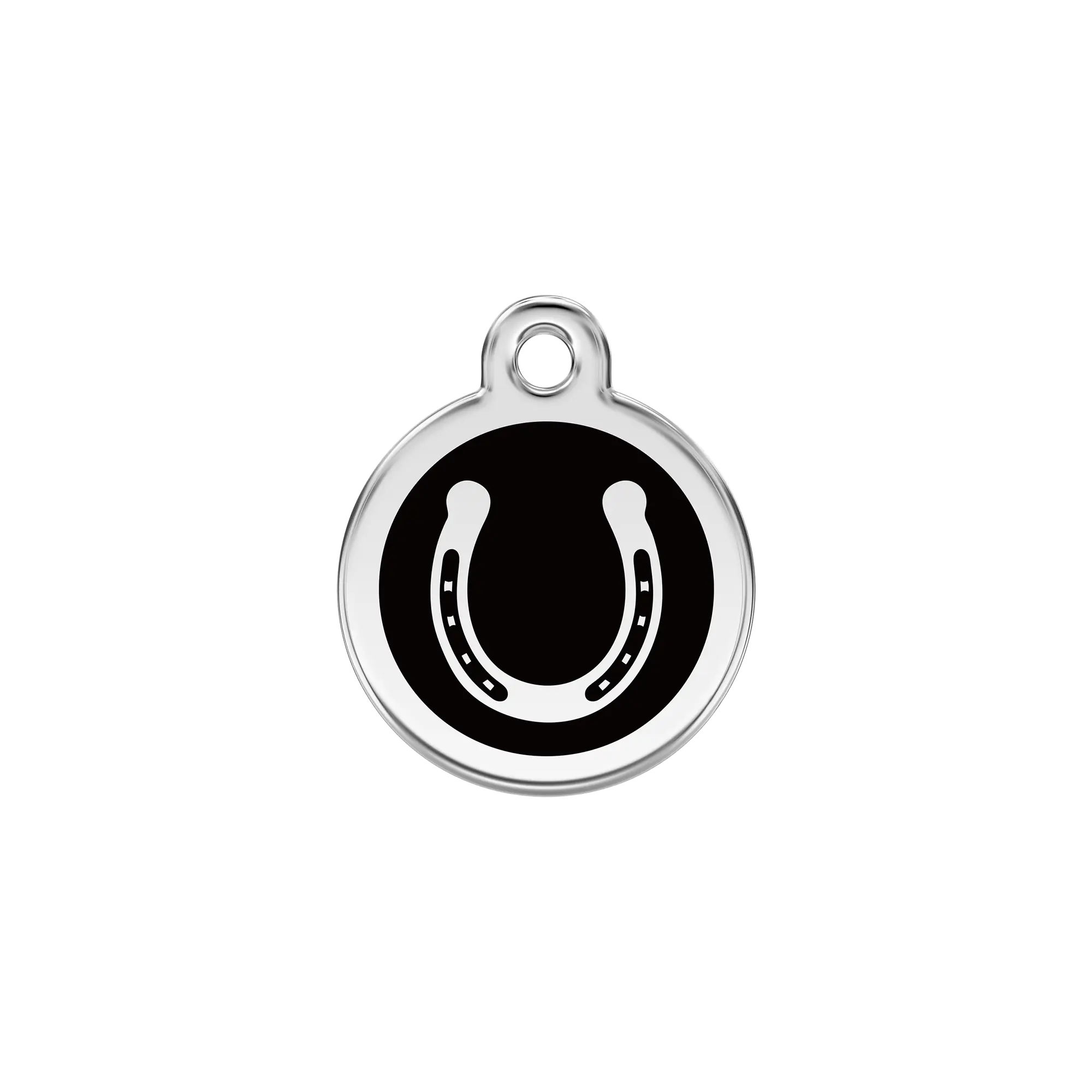 Horseshoe Enamel & Stainless Steel pet tag
