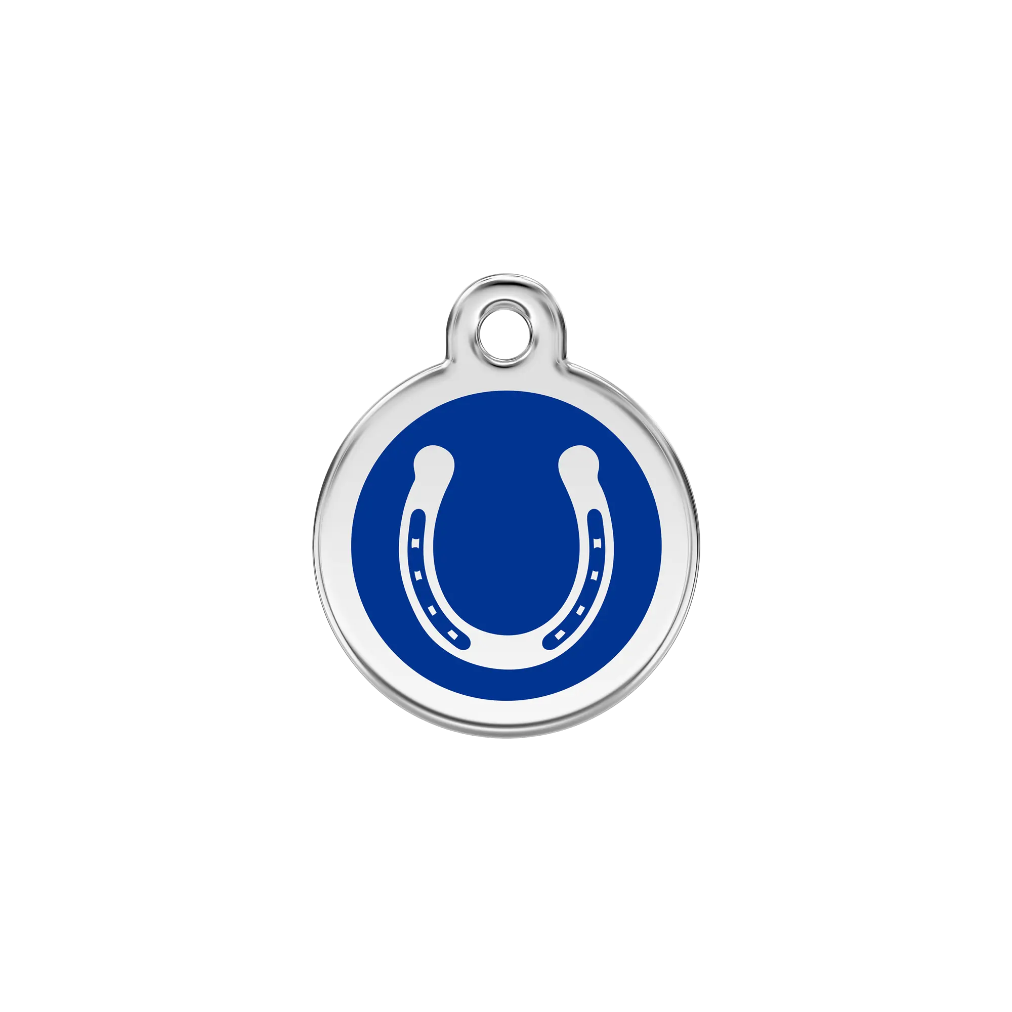 Horseshoe Enamel & Stainless Steel pet tag