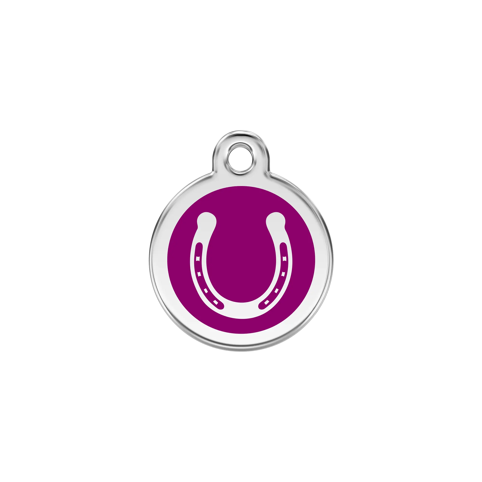 Horseshoe Enamel & Stainless Steel pet tag
