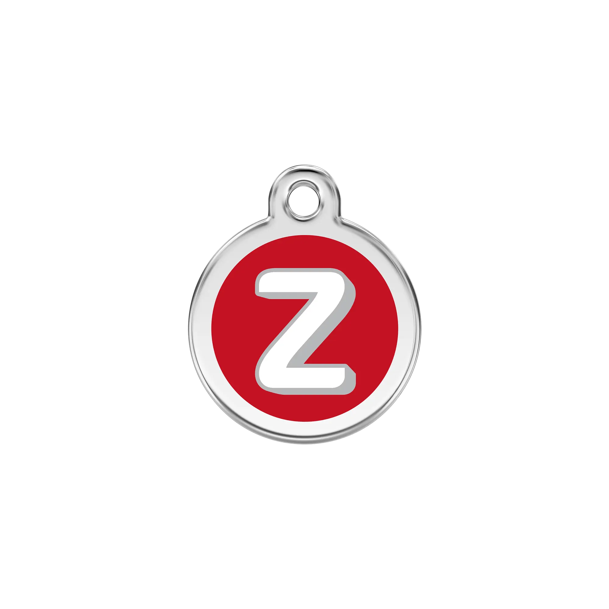 Alphabet Letter Z Enamel & Stainless Steel pet tag