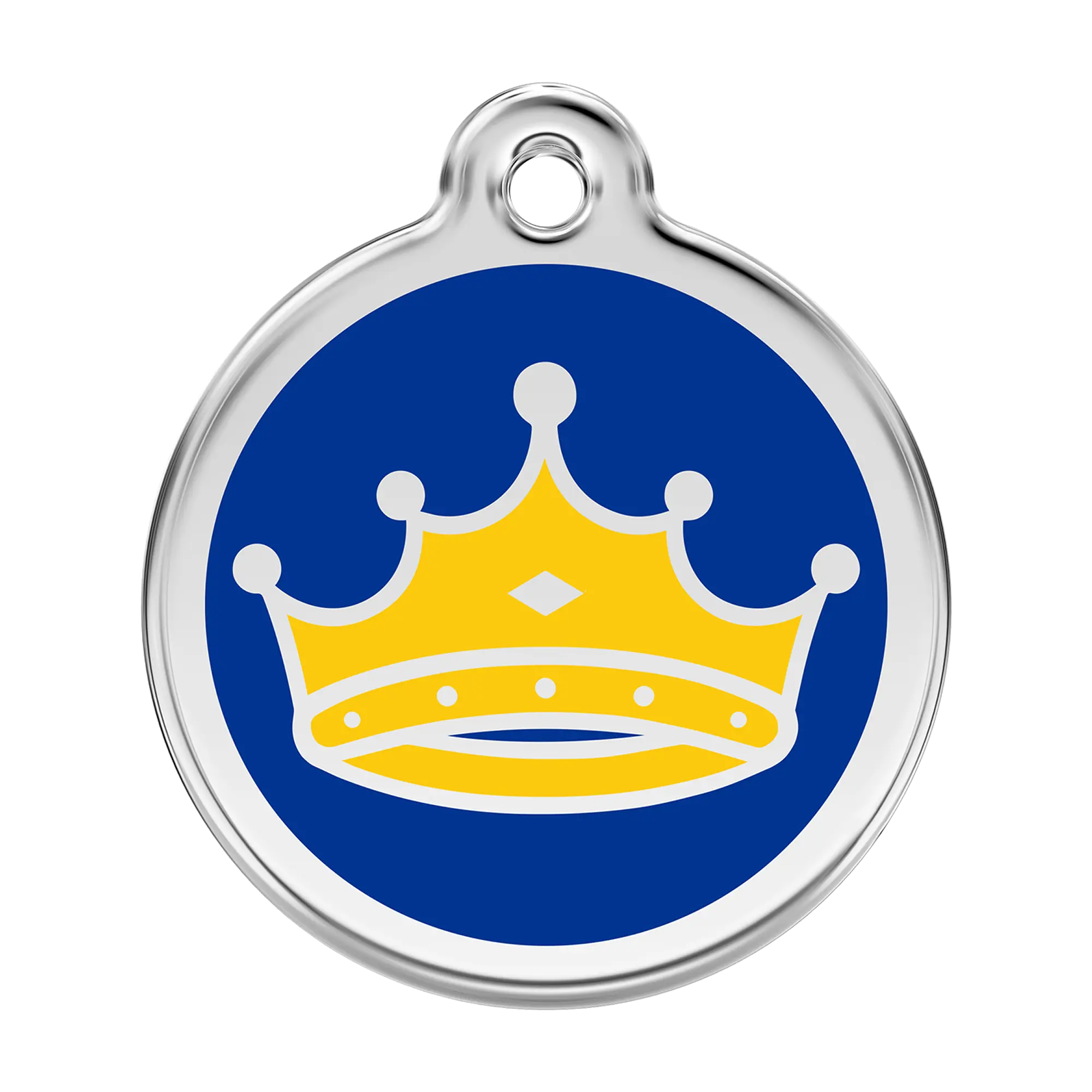 King Enamel & Stainless Steel pet tag