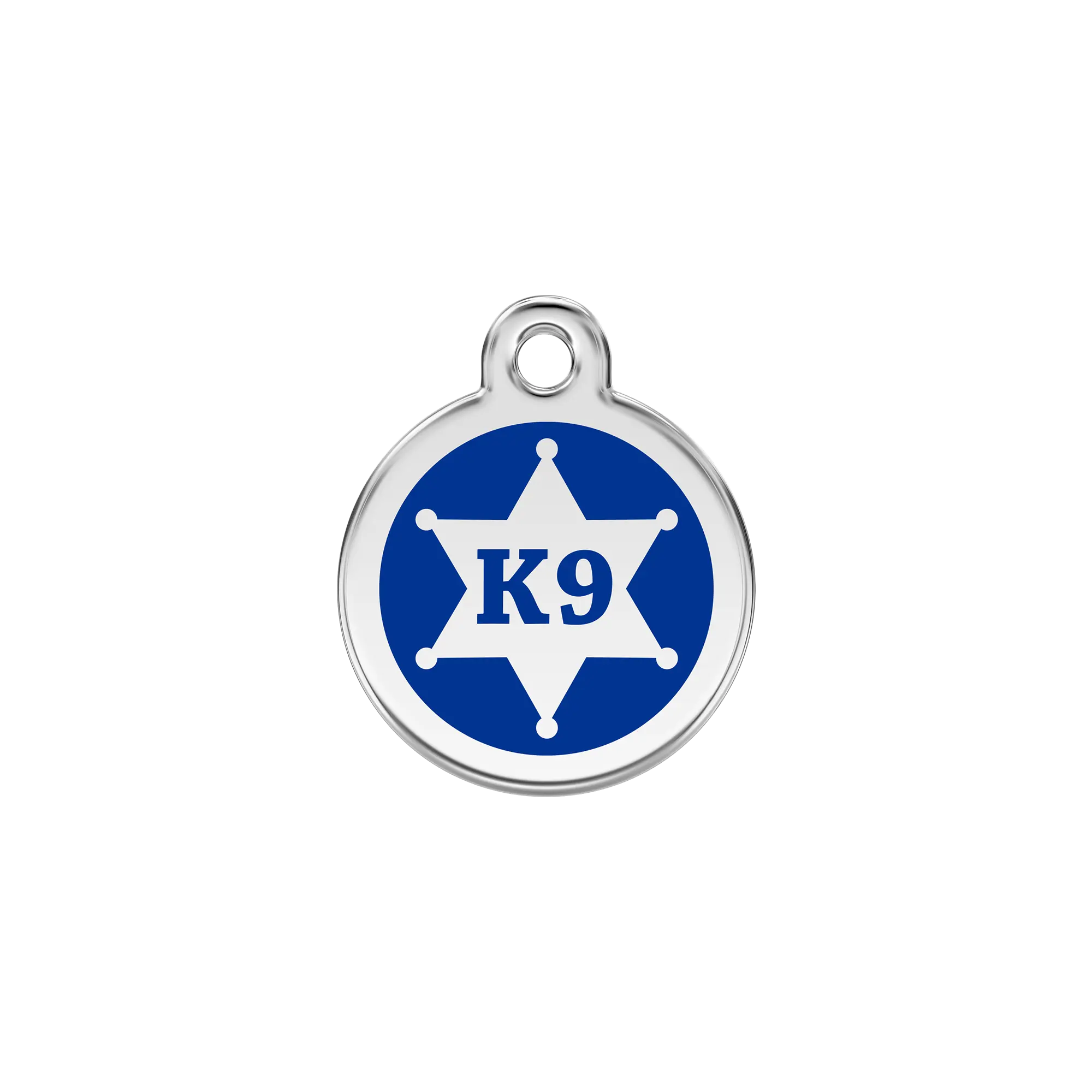 K9 Sheriff Enamel & Stainless Steel pet tag