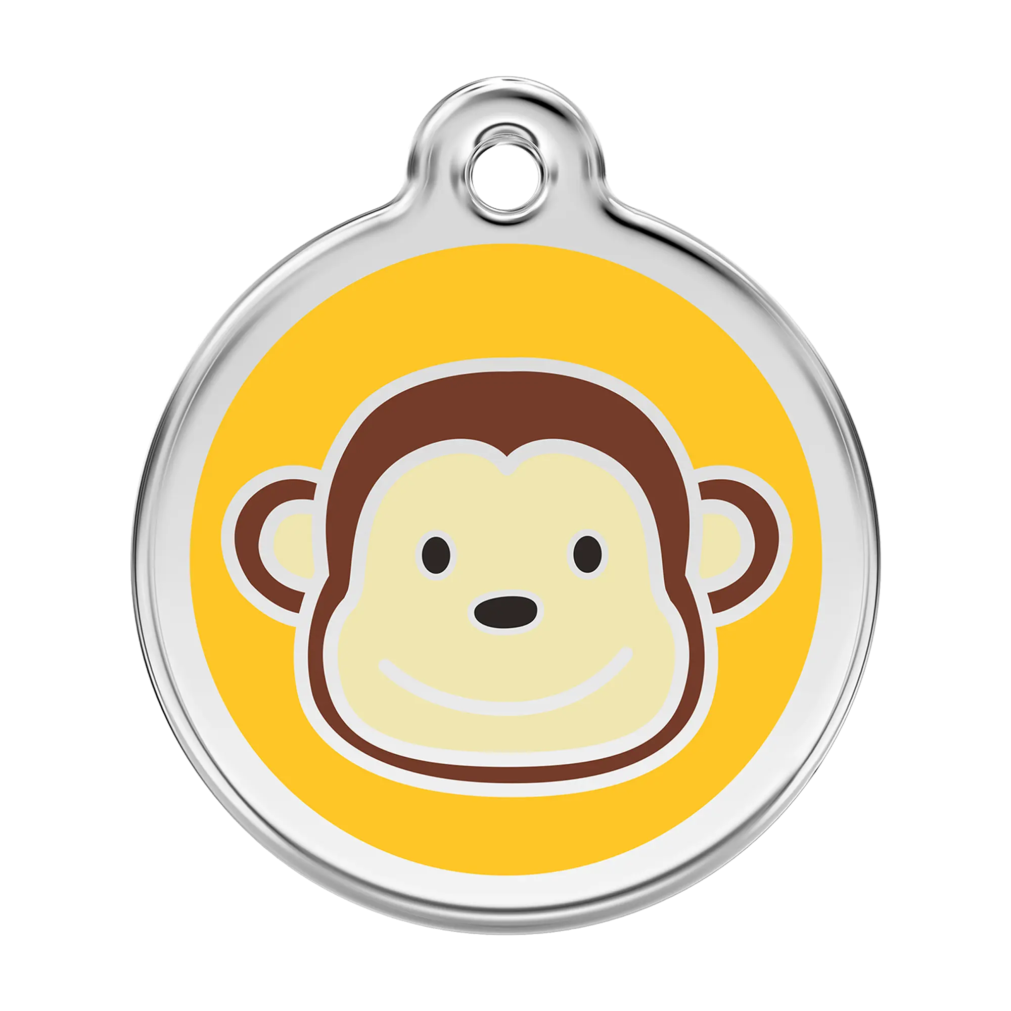 Monkey Tag Enamel & Stainless Steel pet tag