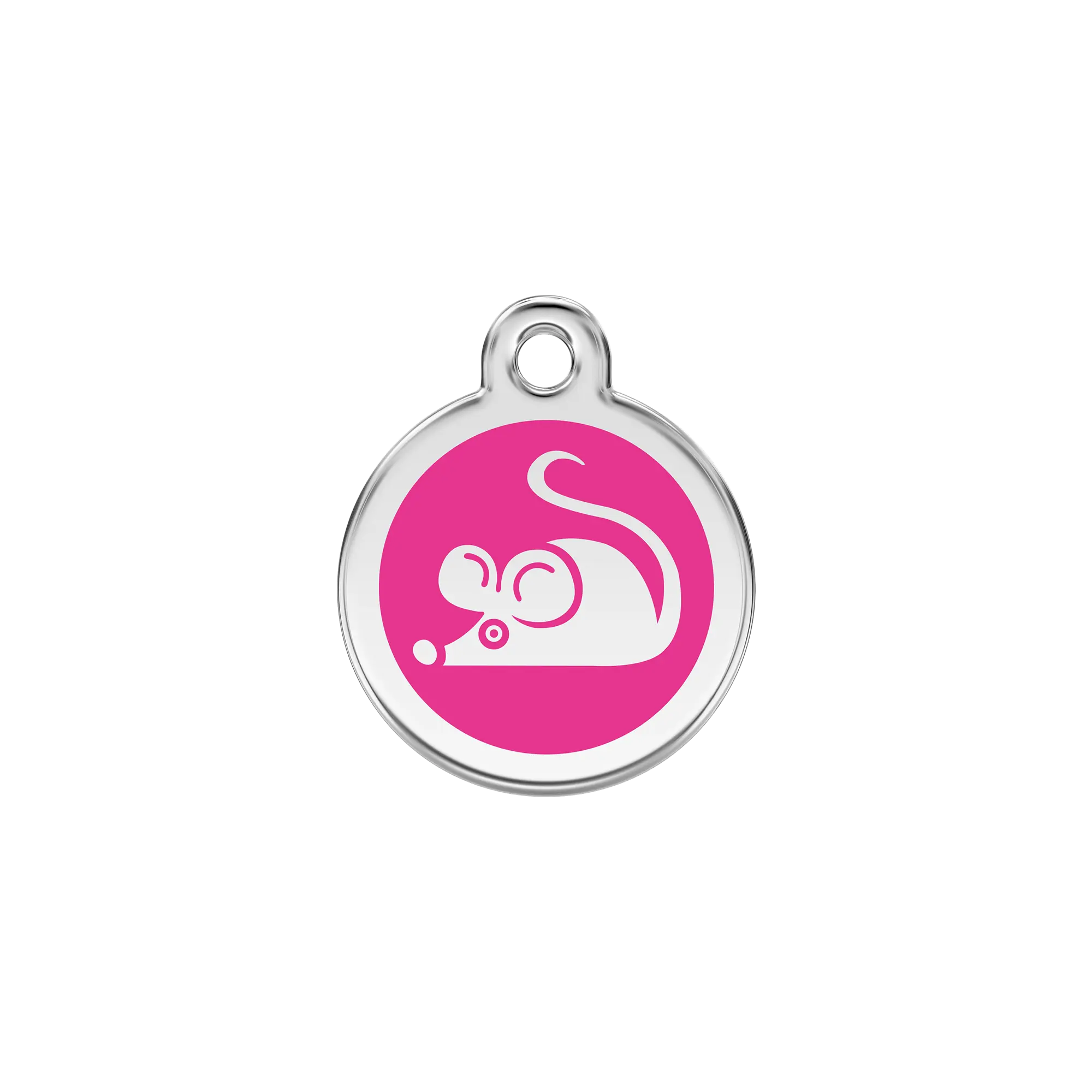 Mouse Enamel & Stainless Steel pet tag