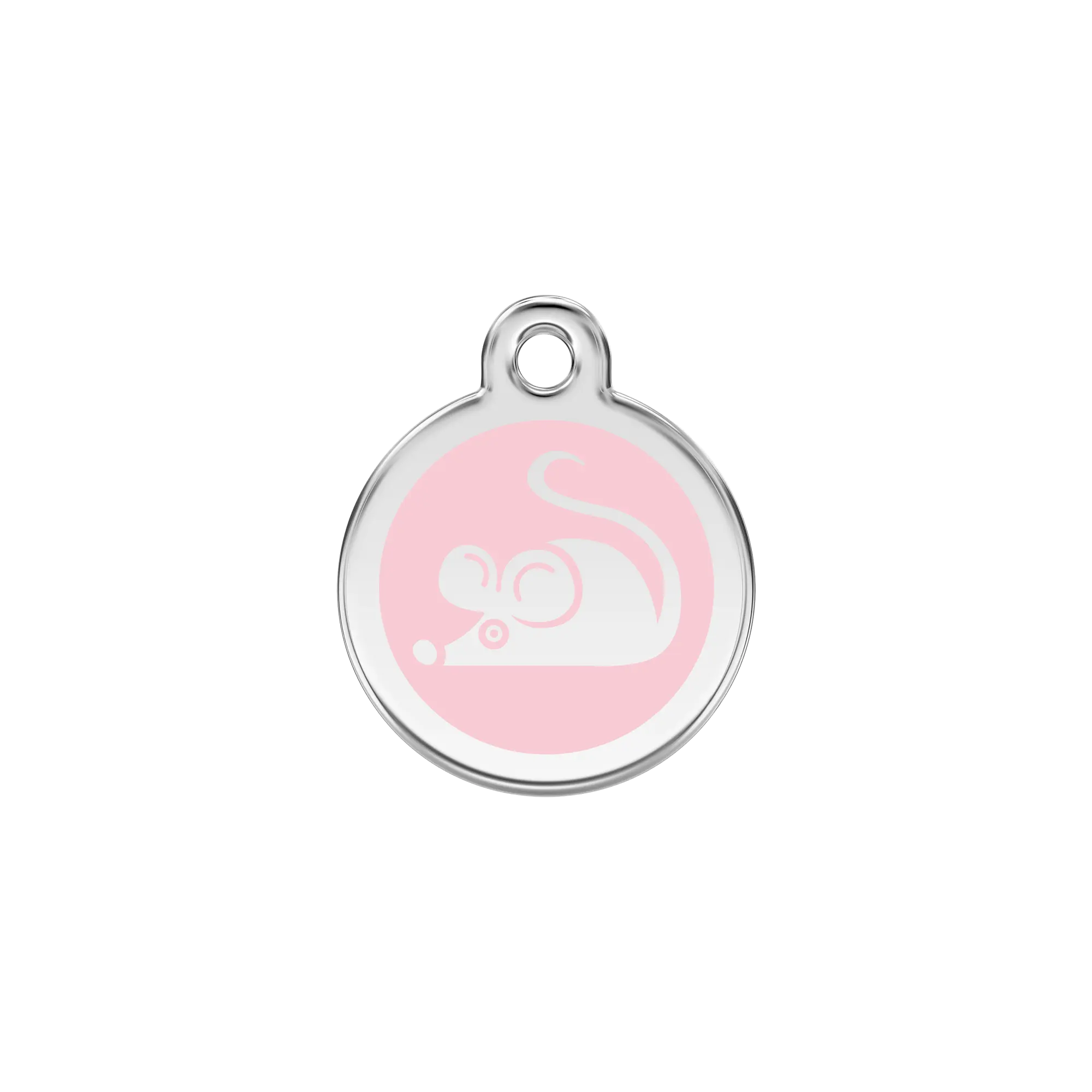 Mouse Enamel & Stainless Steel pet tag