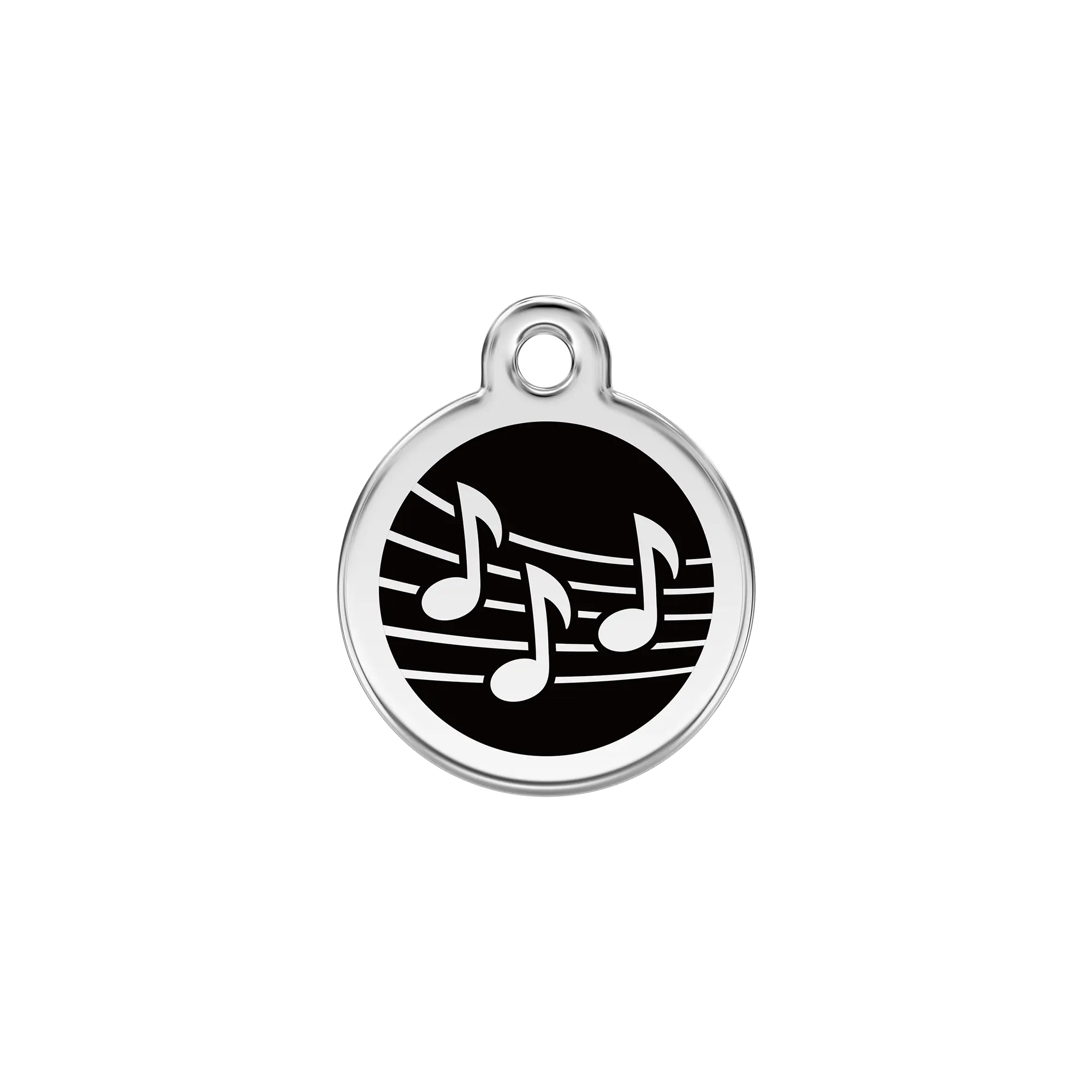 Music Enamel & Stainless Steel pet tag