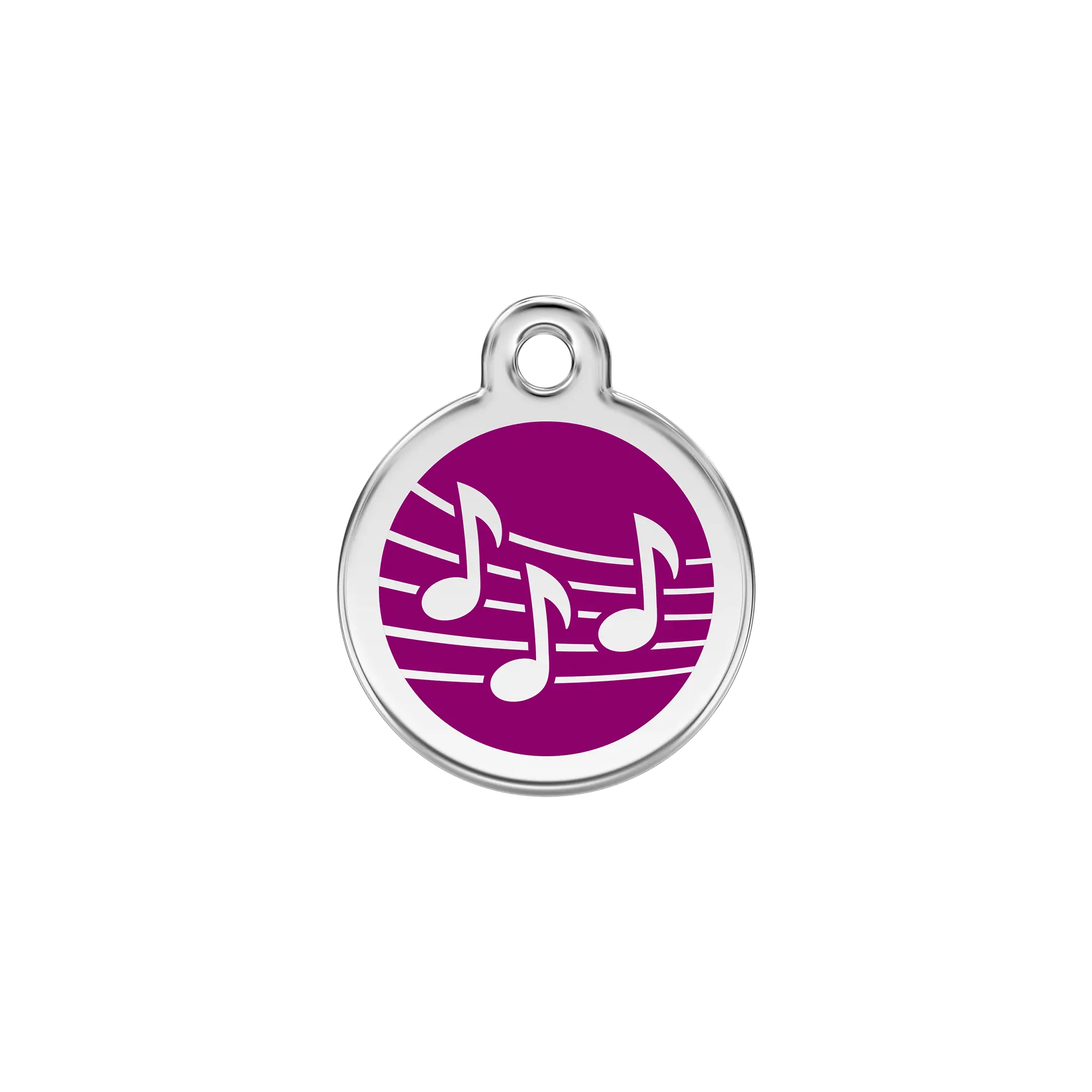 Music Enamel & Stainless Steel pet tag