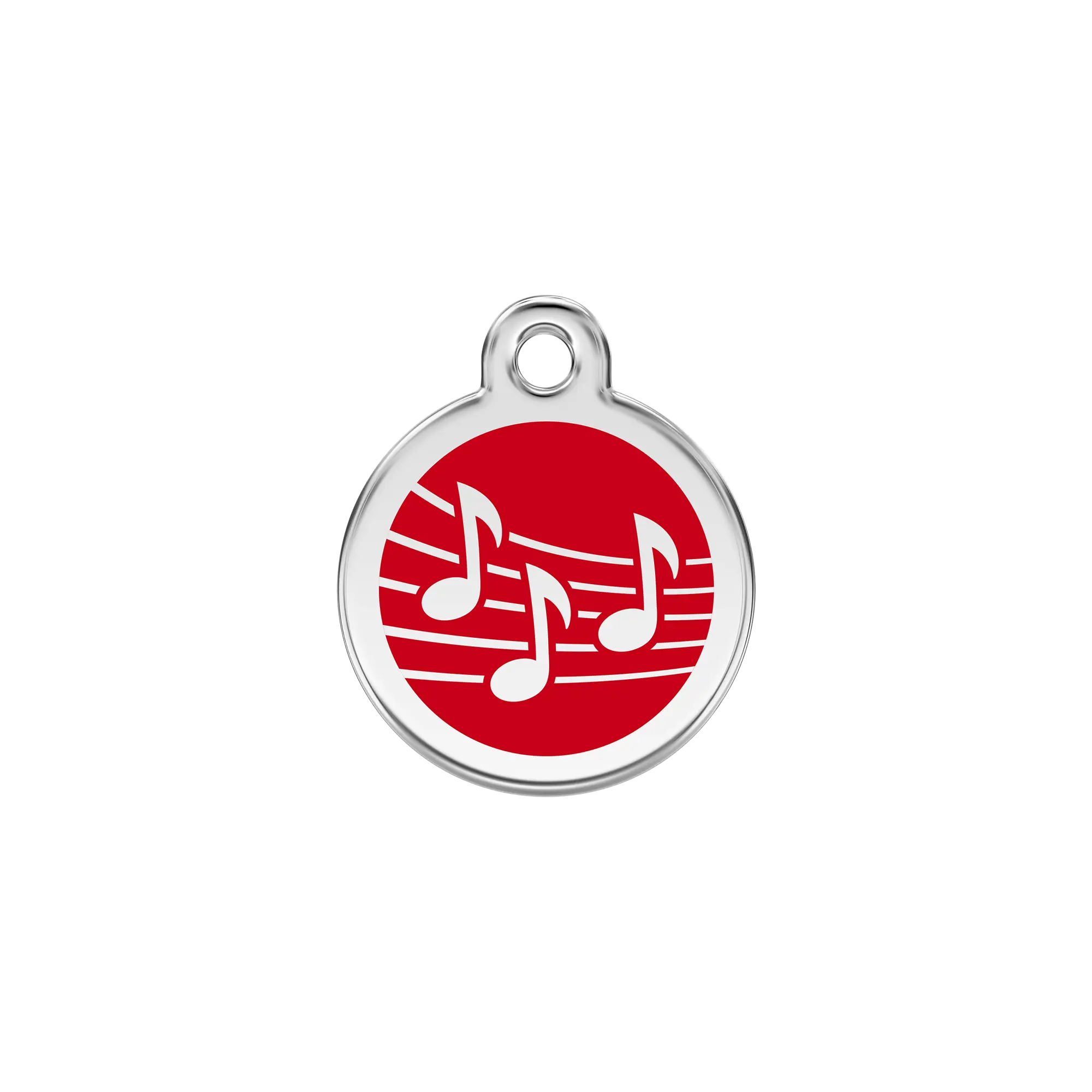 Music Enamel & Stainless Steel pet tag