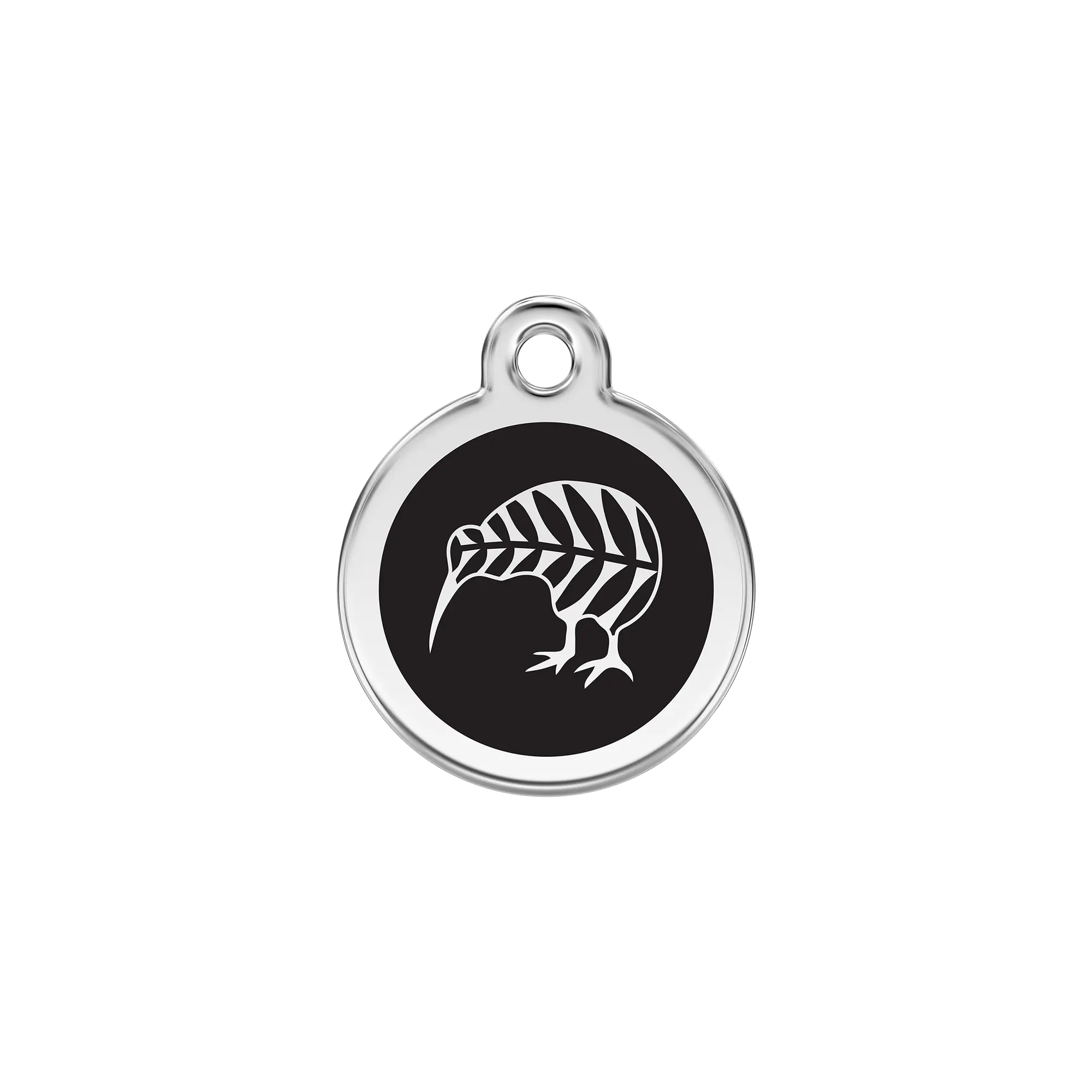 Kiwi Enamel & Stainless Steel pet tag