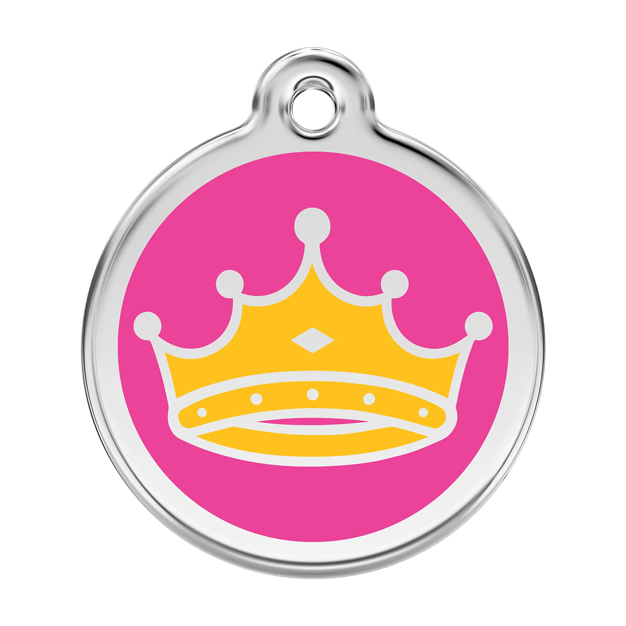 Queen Enamel & Stainless Steel pet tag