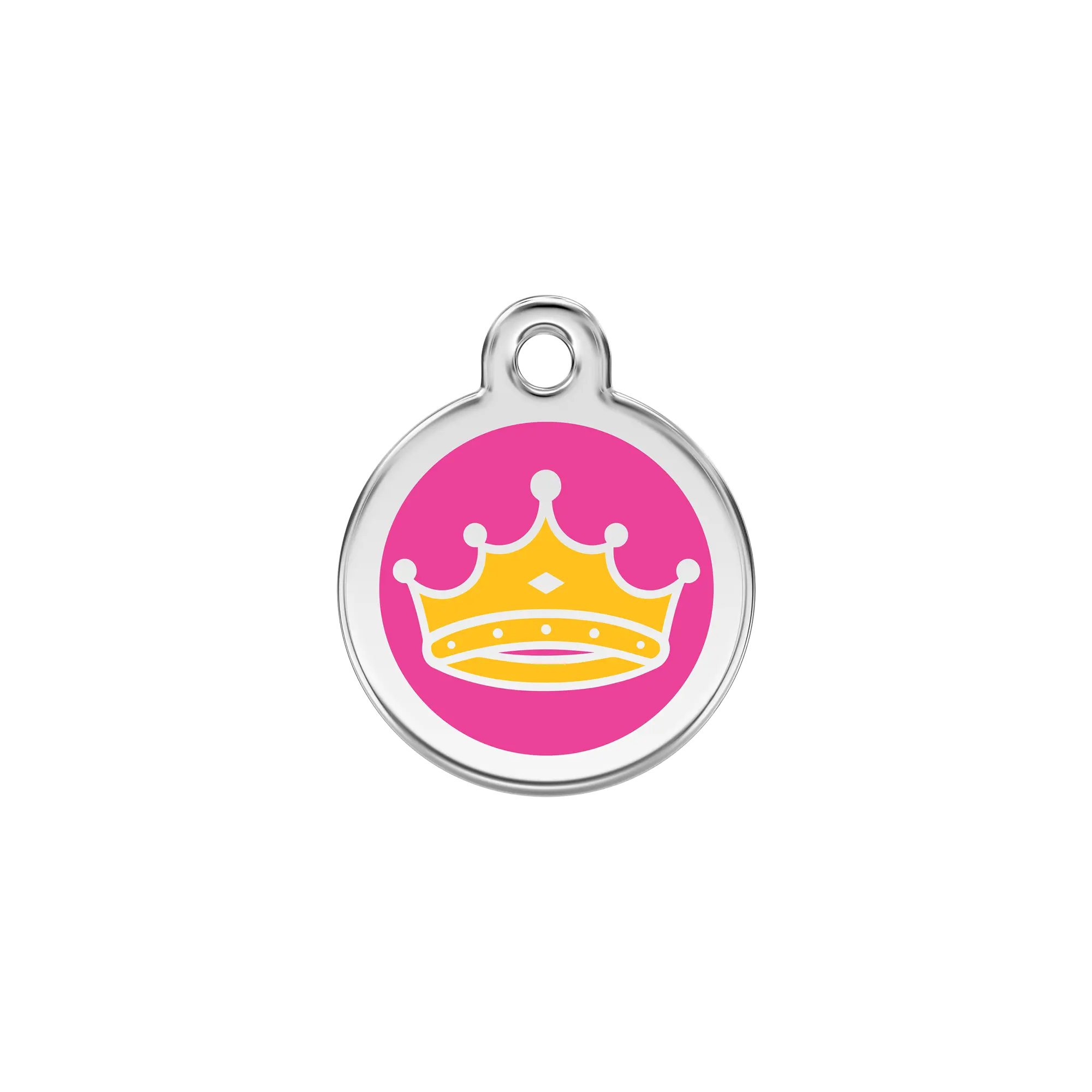 Queen Enamel & Stainless Steel pet tag