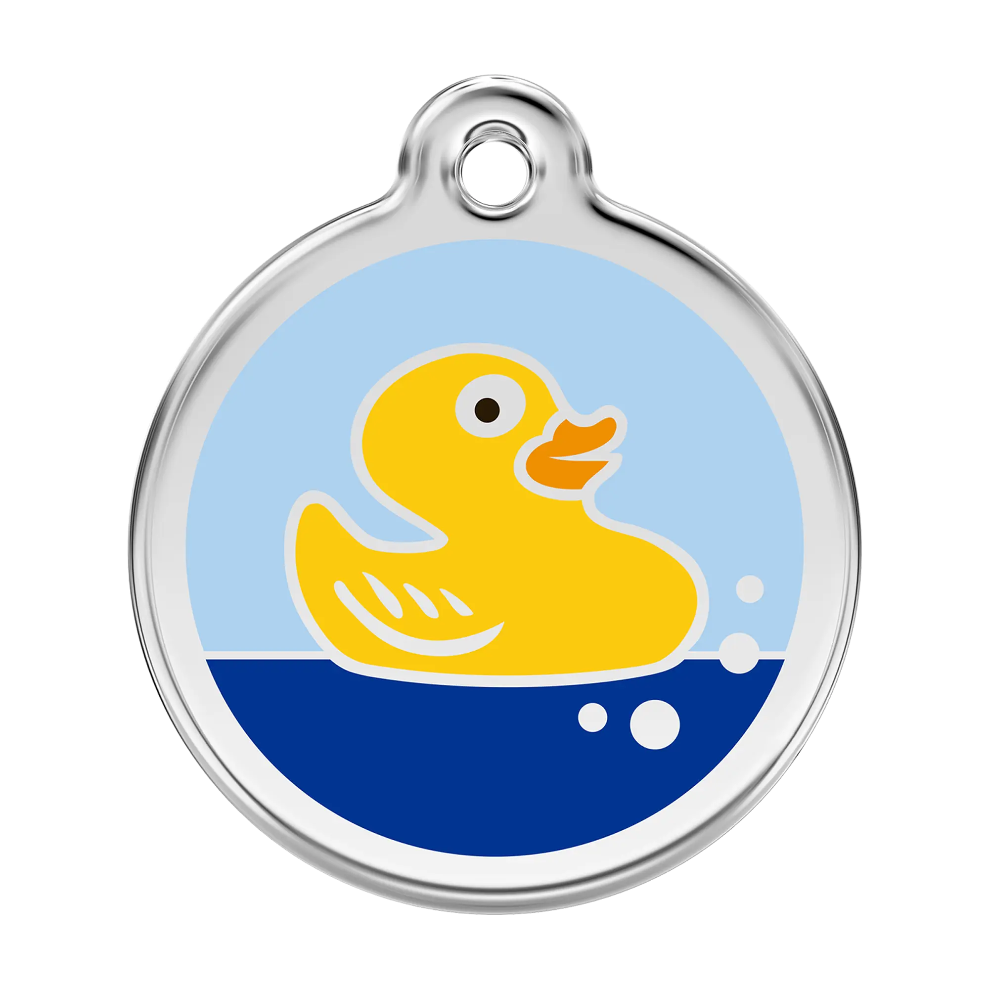 Rubber Duck Enamel & Stainless Steel pet tag
