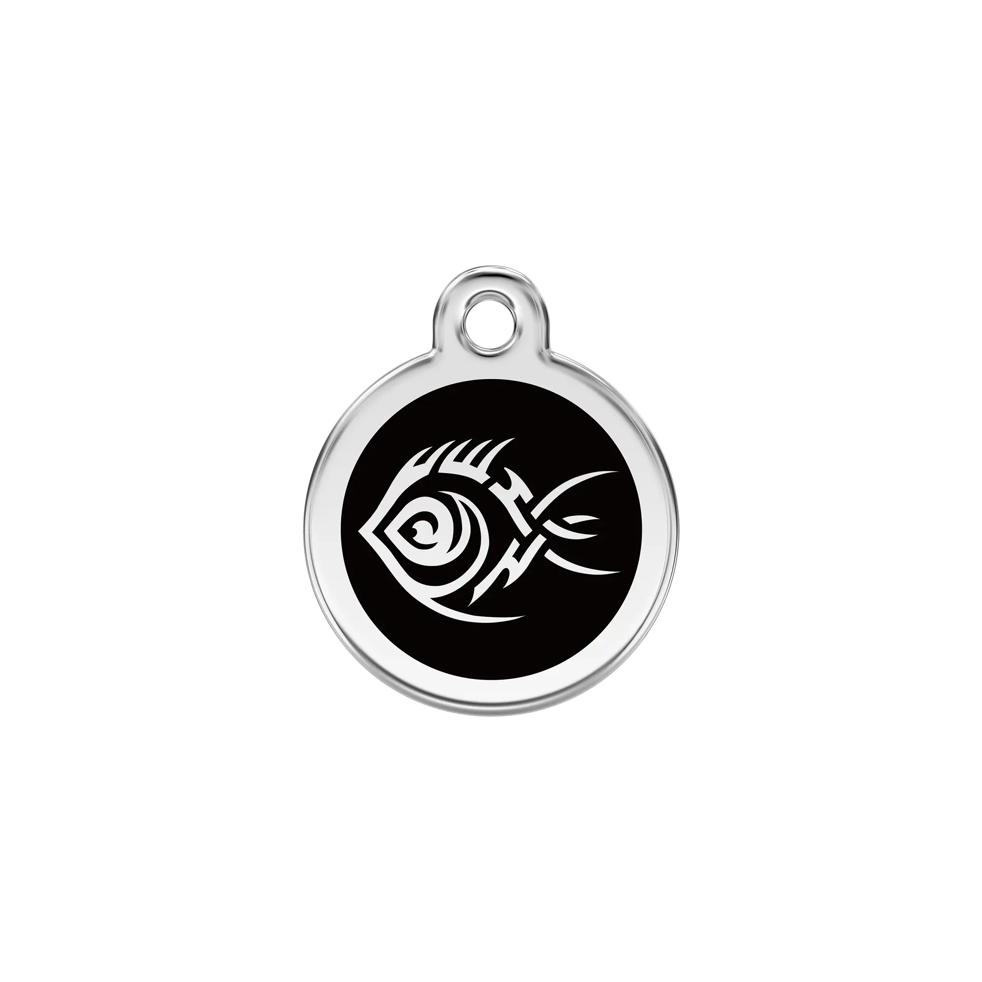 Tribal Fish Enamel & Stainless Steel pet tag