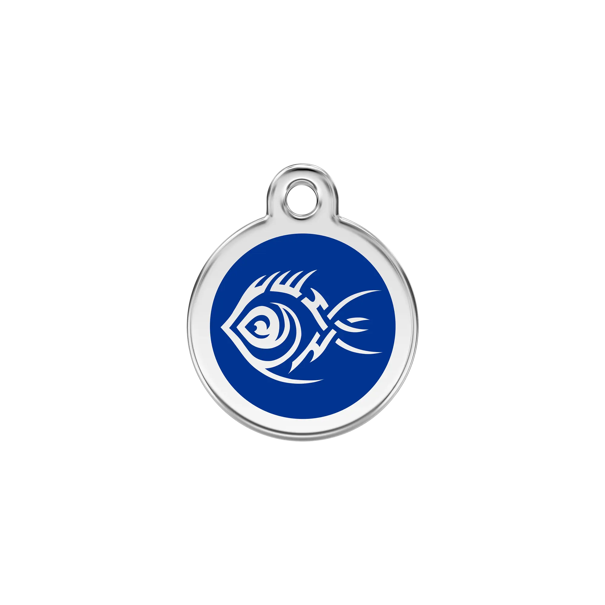 Tribal Fish Enamel & Stainless Steel pet tag