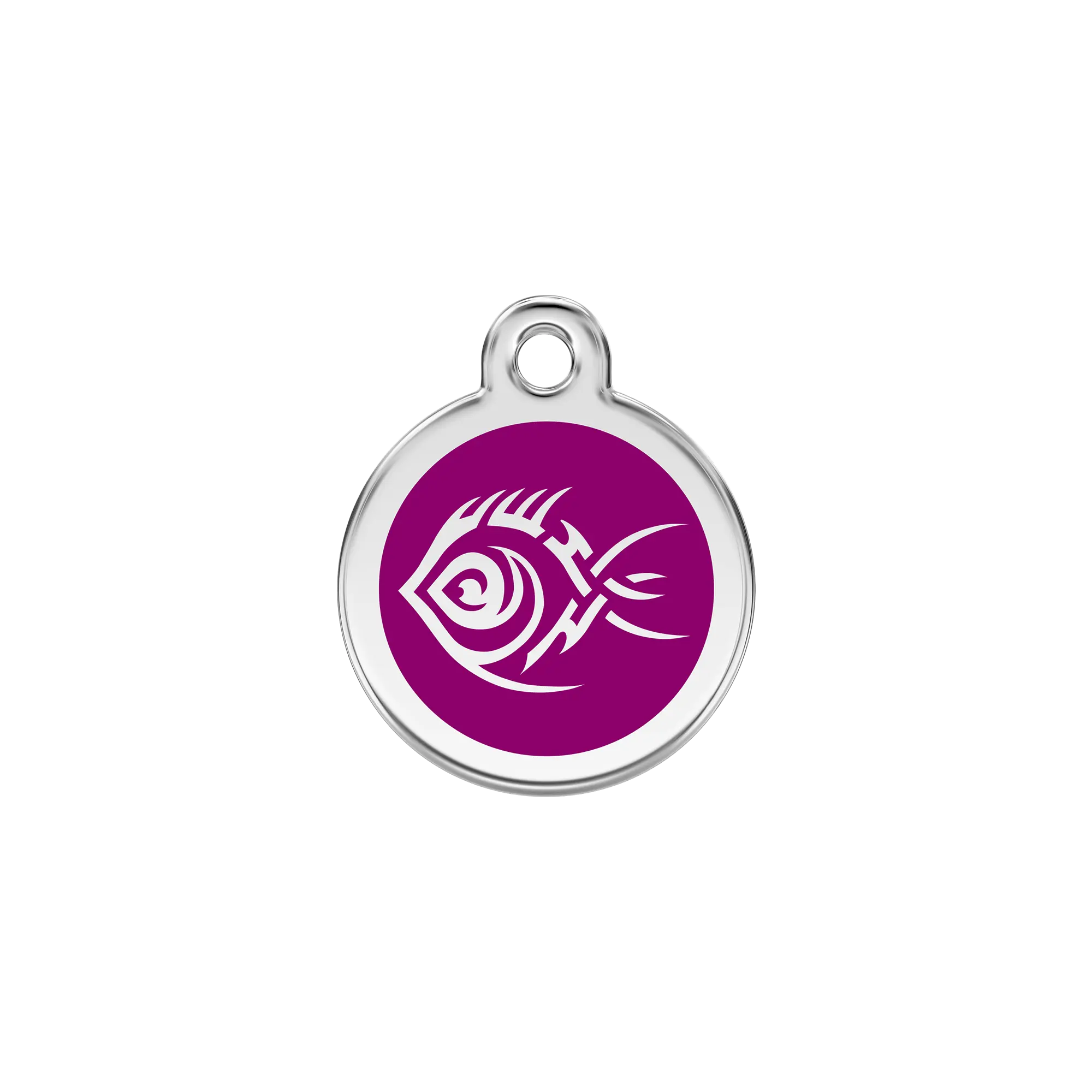 Tribal Fish Enamel & Stainless Steel pet tag