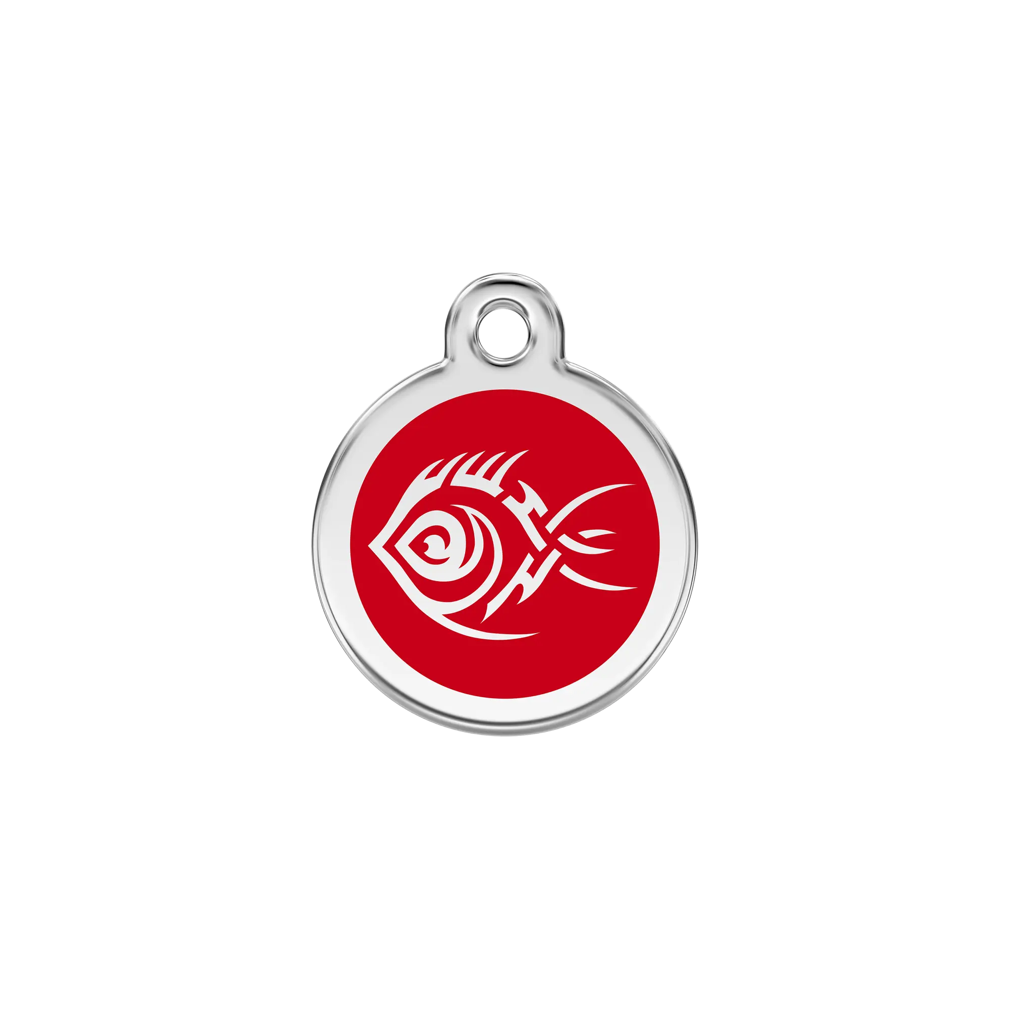 Tribal Fish Enamel & Stainless Steel pet tag